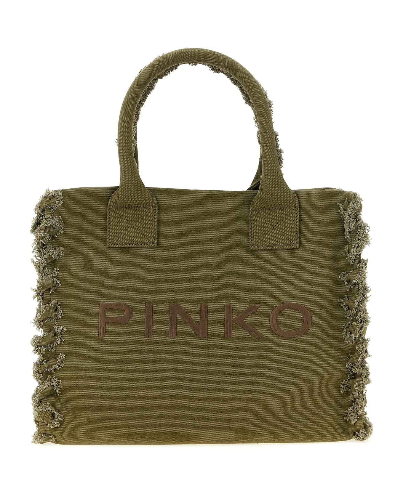 Pinko Medium 
beach
 Shopping Bag - Green