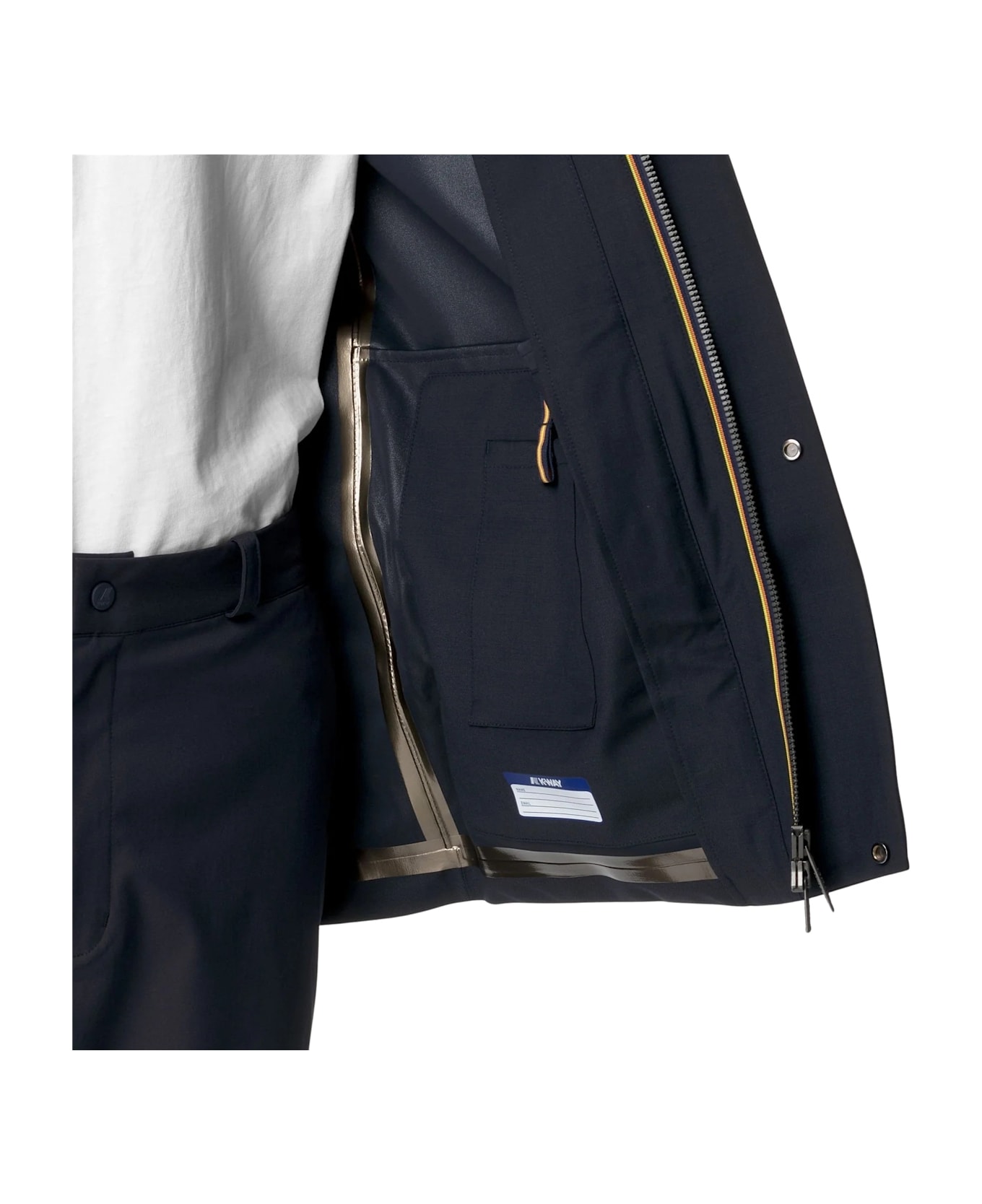 K-Way Erhal Tech Wool Blend - Blue Depth