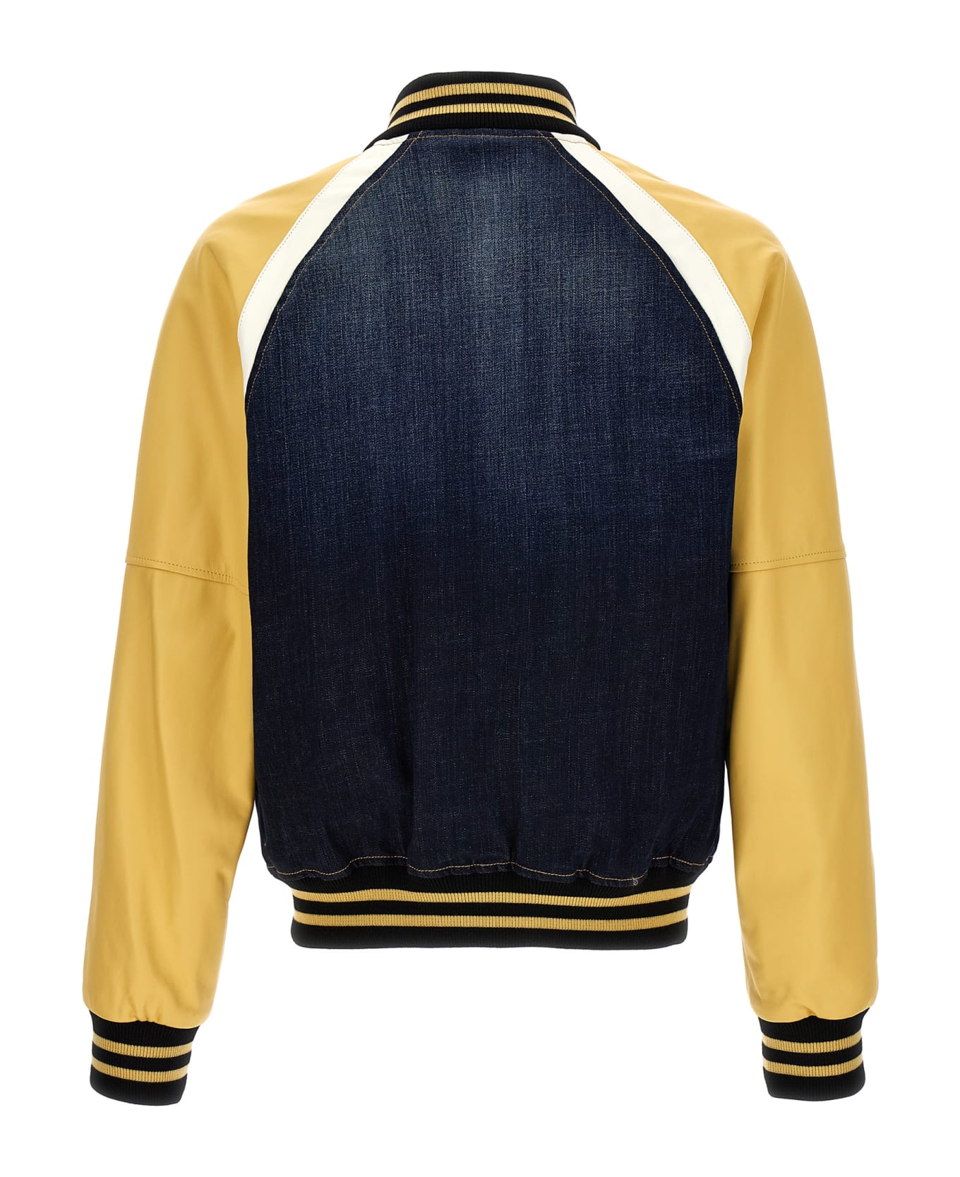 Dsquared2 Varsity Jacket With Logo Patch And Contrasting Sleeves - Multicolor ジャケット