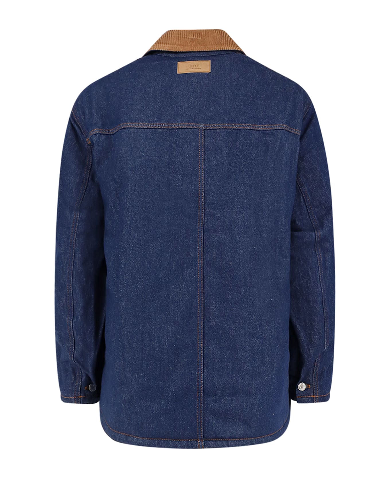 Ami Alexandre Mattiussi Padded Denim Jacket - Blue