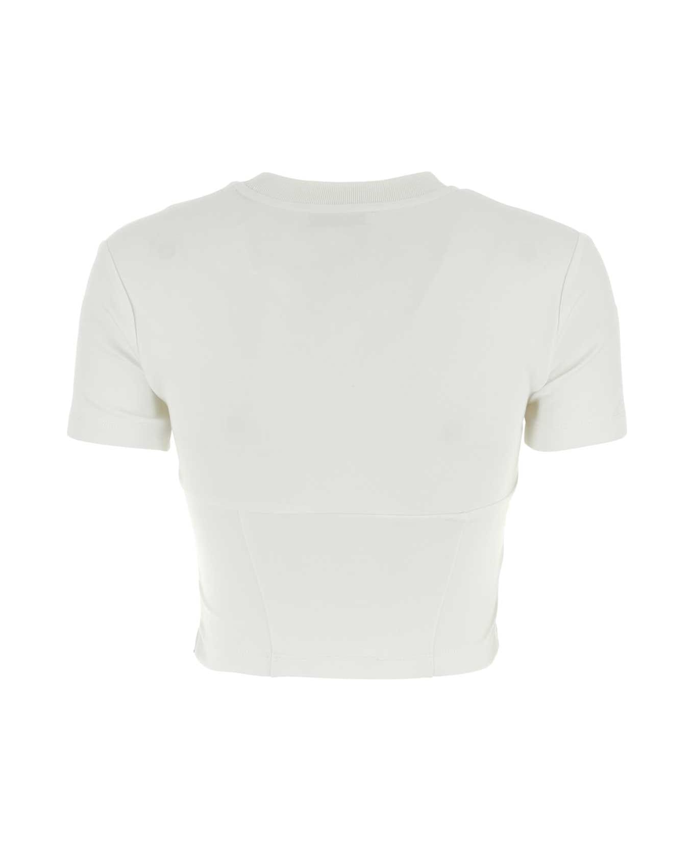 AREA White Jersey T-shirt - WHITE