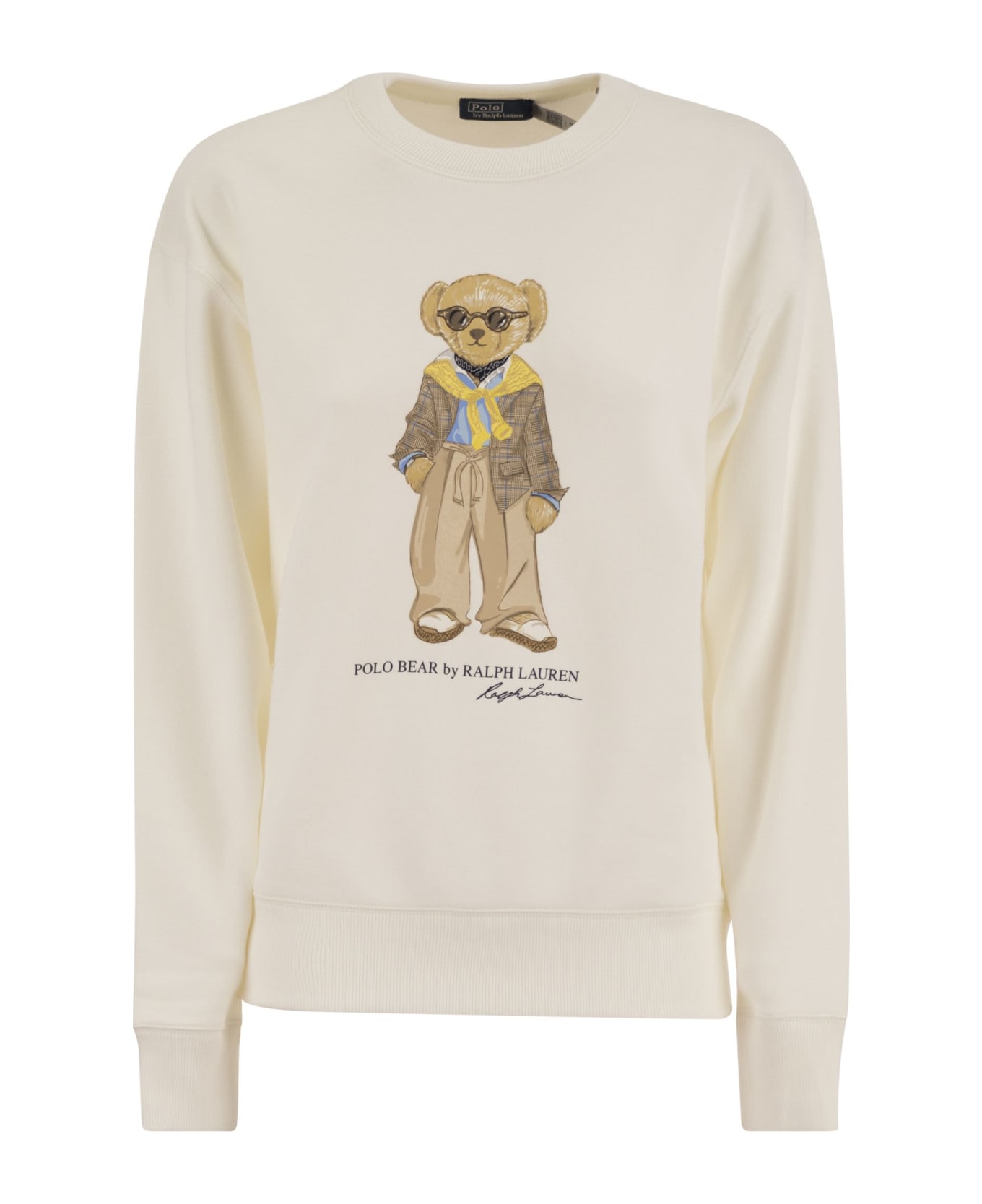 Polo Ralph Lauren Sweatshirt Polo Bear Crew-neck - Cream