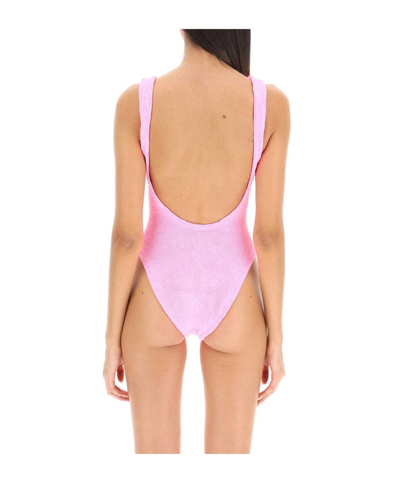 Hunza G Square Neck Swimsuit - BUBBLEGUM (Pink)
