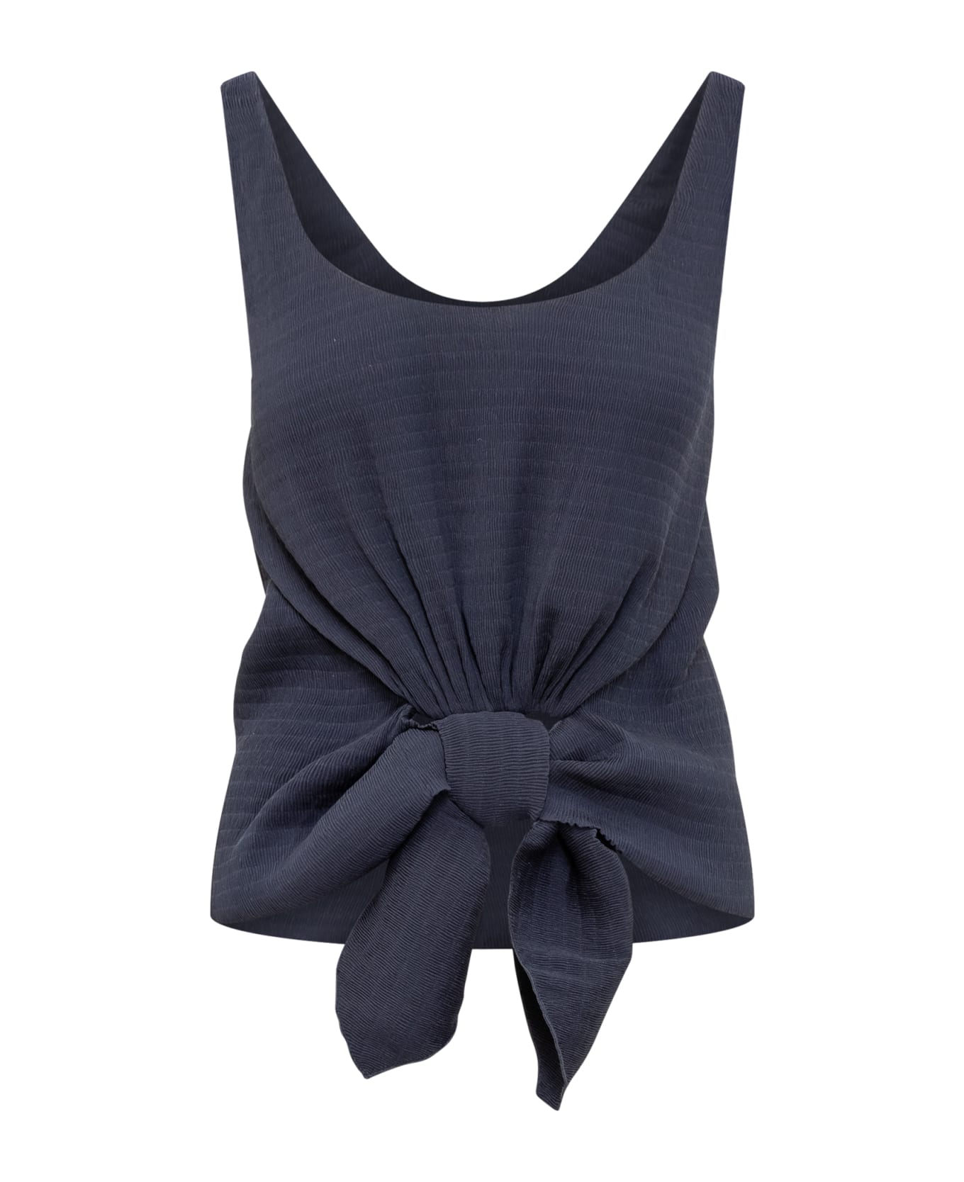 J.W. Anderson Top With Straps And Knotted Detail - NAVY タンクトップ