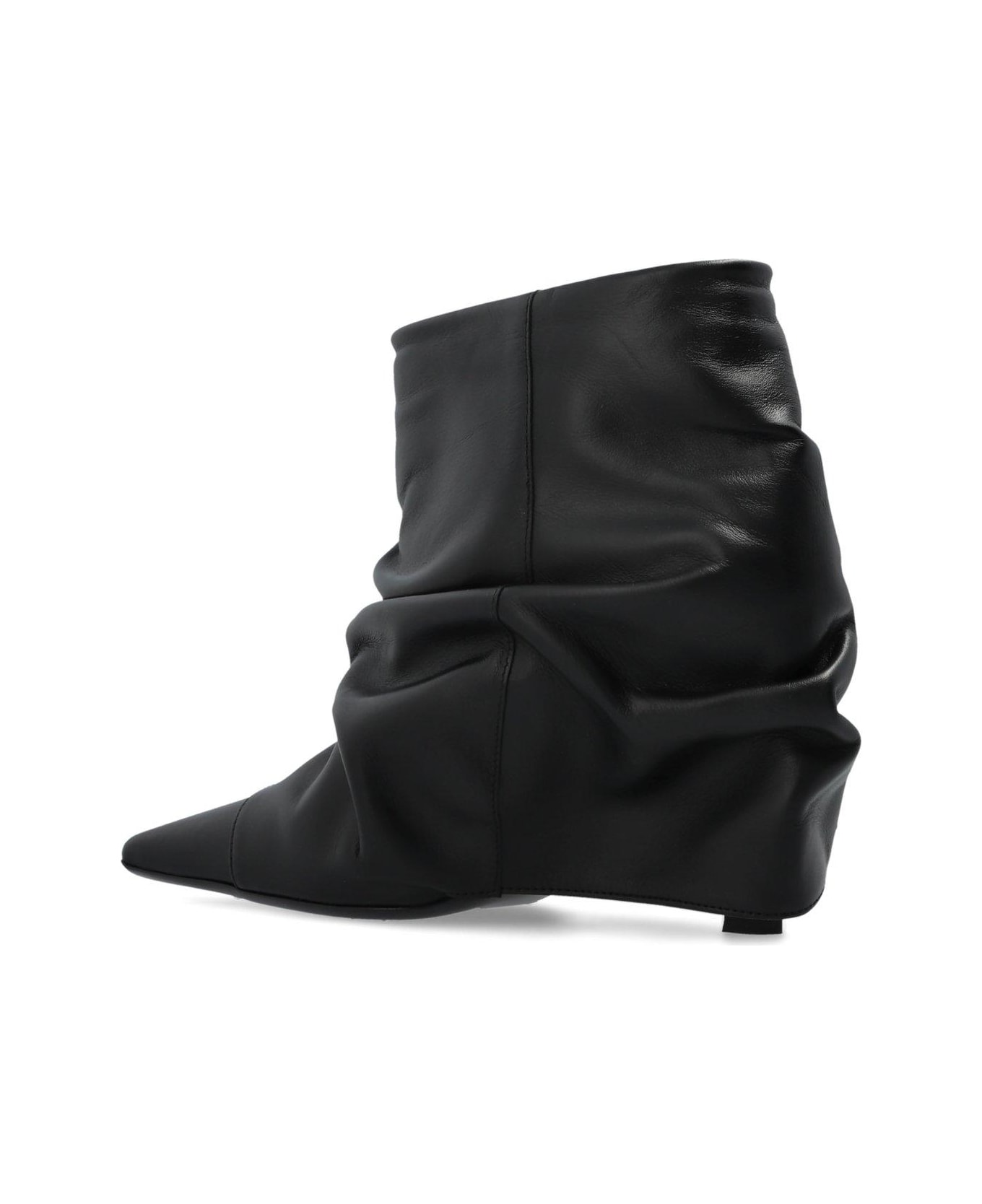 The Attico Juno Ankle Boots - BLACK