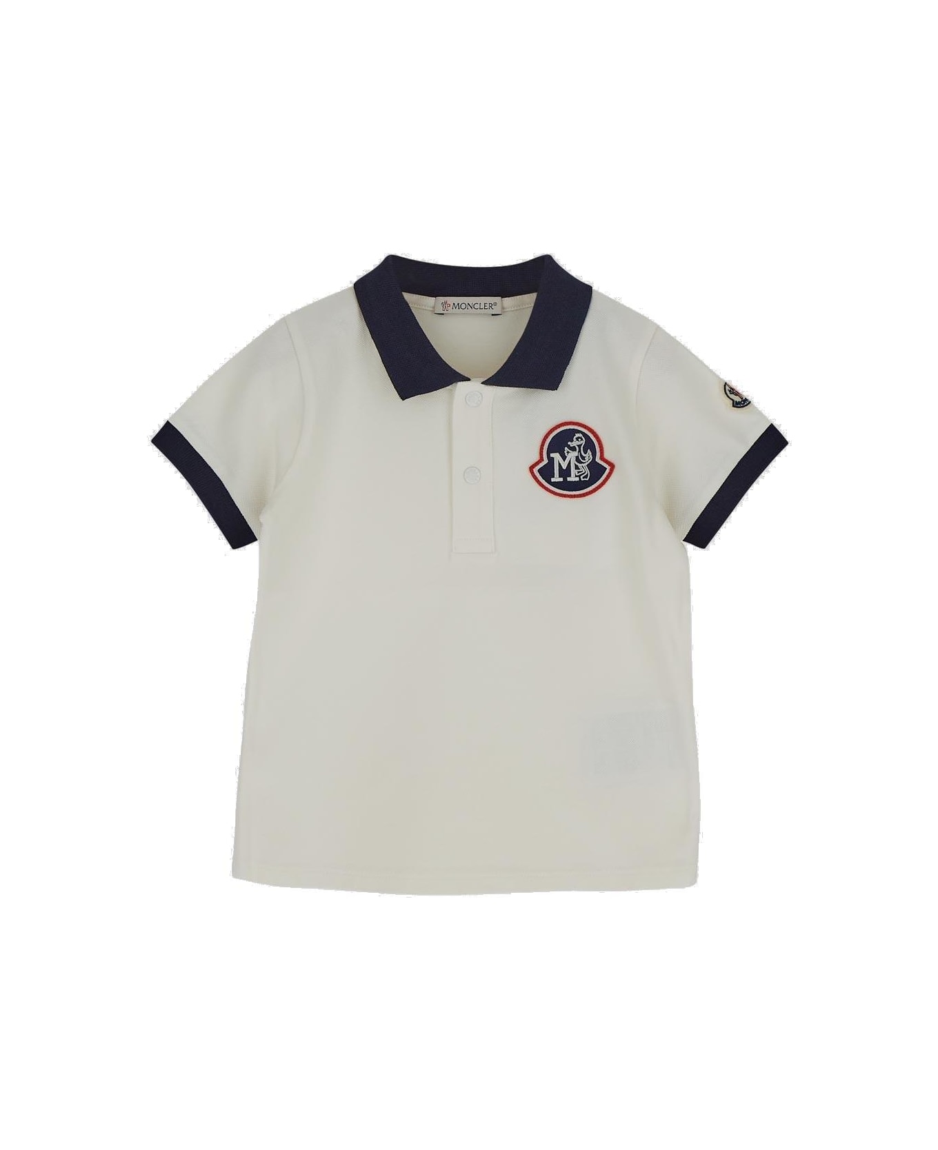 Moncler Logo-patch Polo Shirt