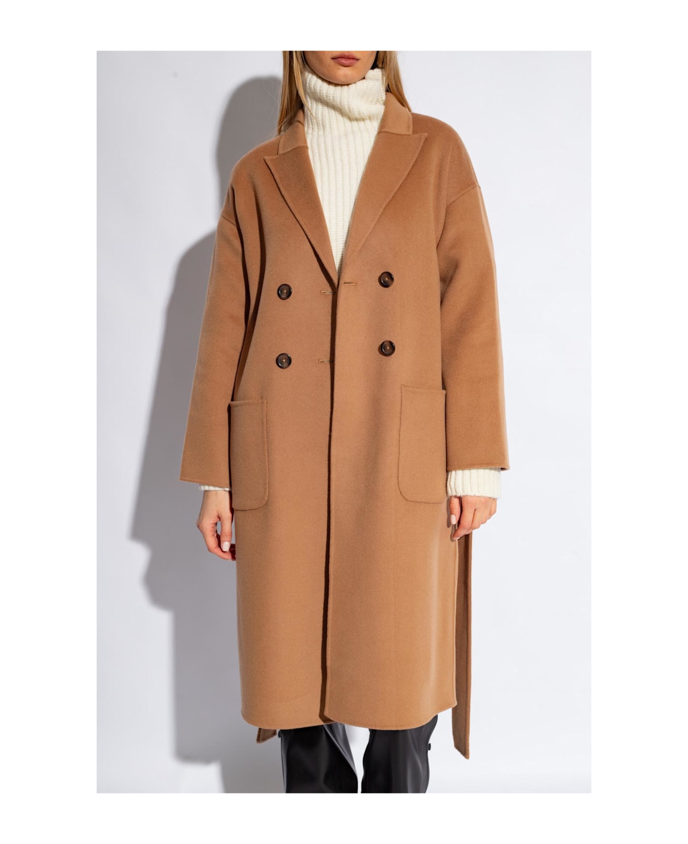 Anine Bing 
dylan
 Wool Coat - camel cashm.blend