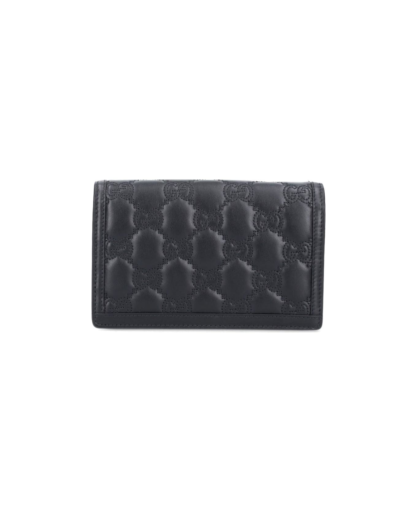 Gucci 
gg Matelassé
 Crossbody Bag - Black