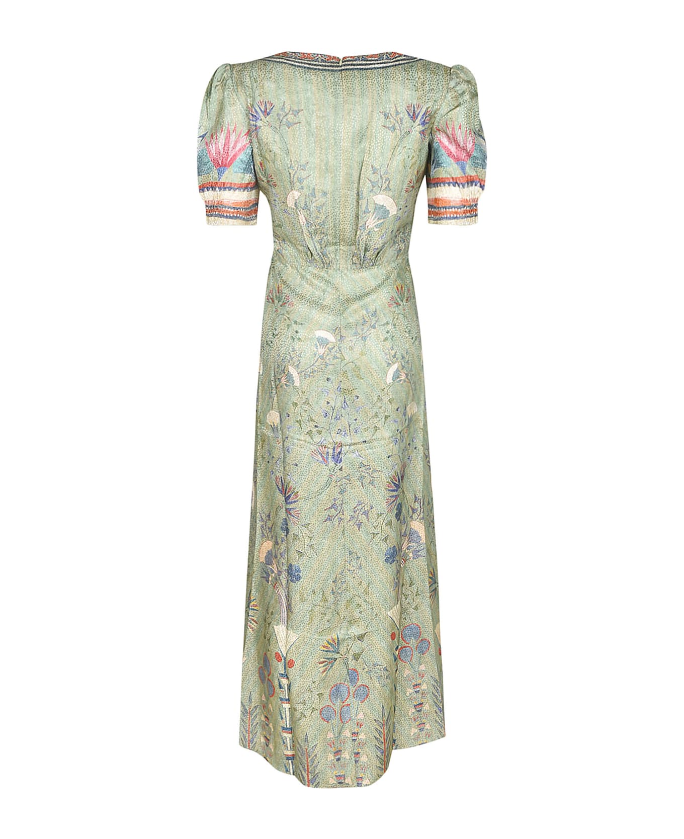 Saloni Dotty Stamped Lea Dress - Papyrus ワンピース＆ドレス