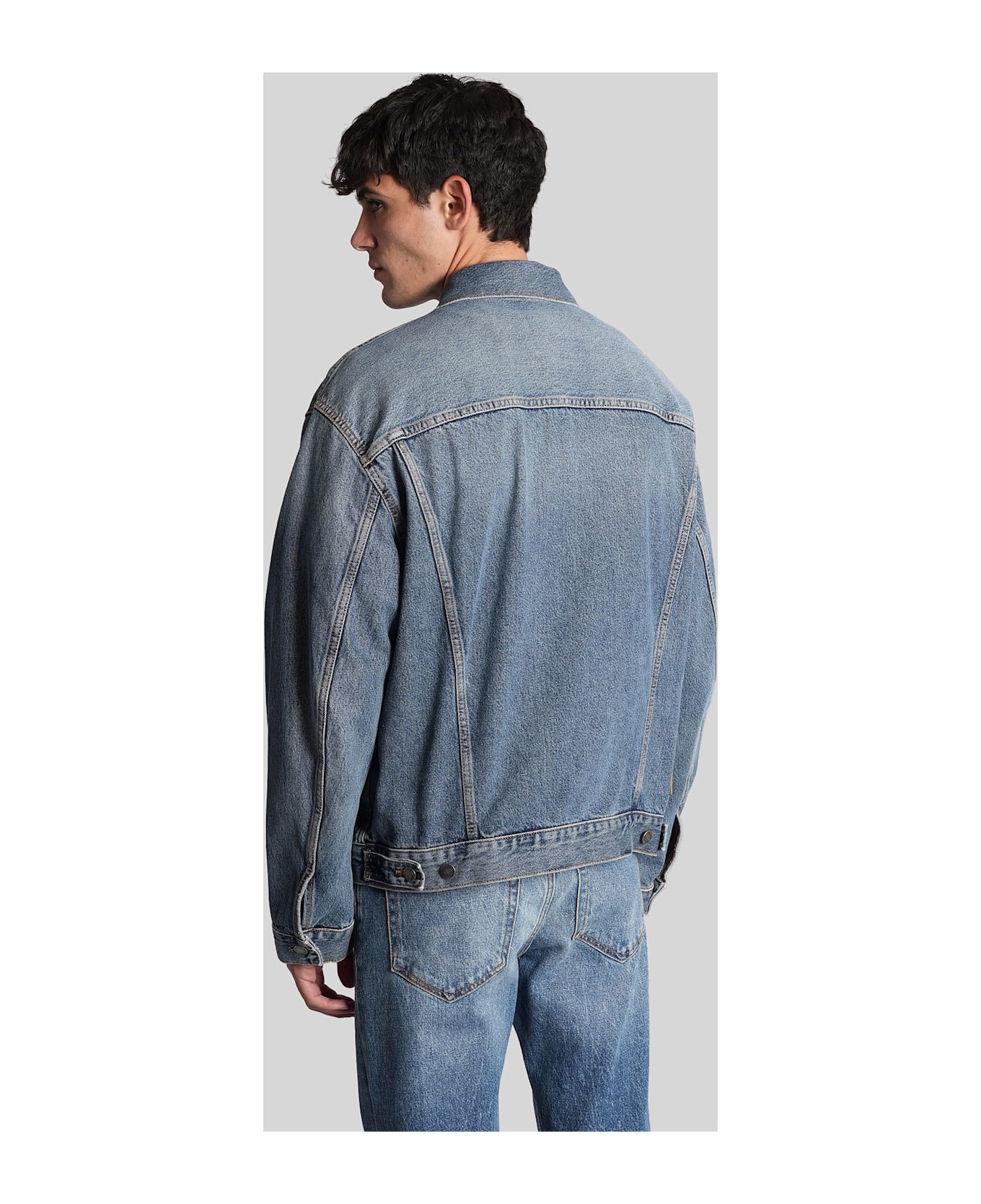Haikure Boosley Authentic Denim Jackets In Blue Cotton - blue