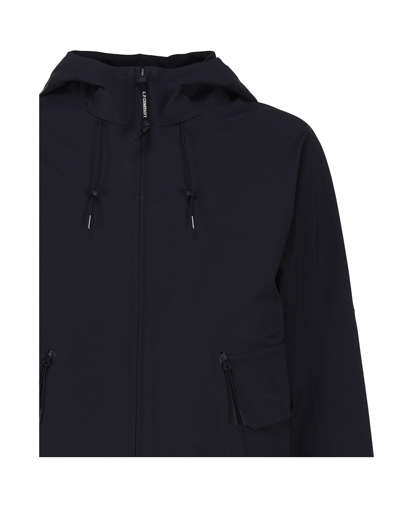 C.P. Company Undersixteen Jacket With Zip And Hood - Blue