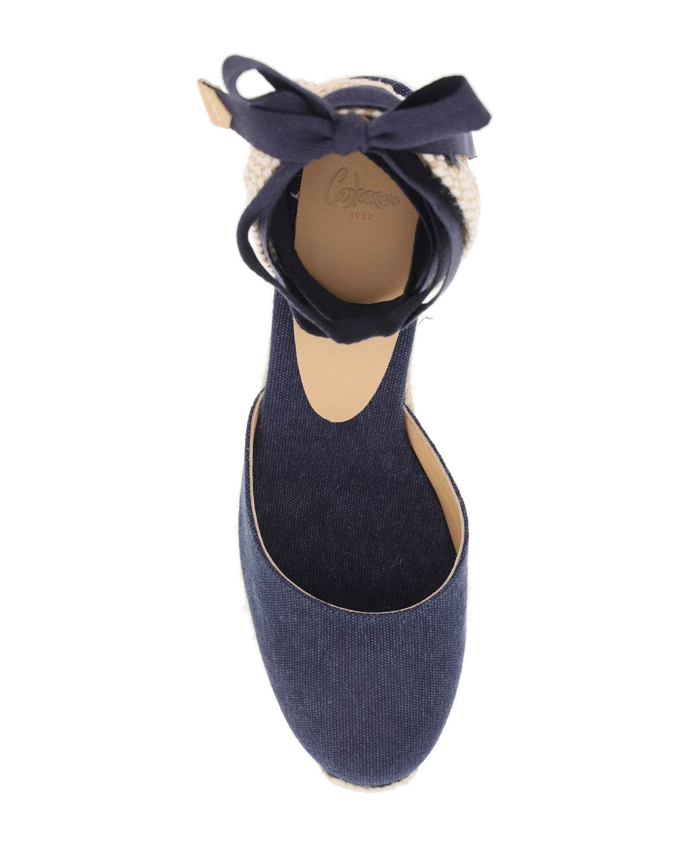 Castañer Carina Wedge Sandals - Clear Blue