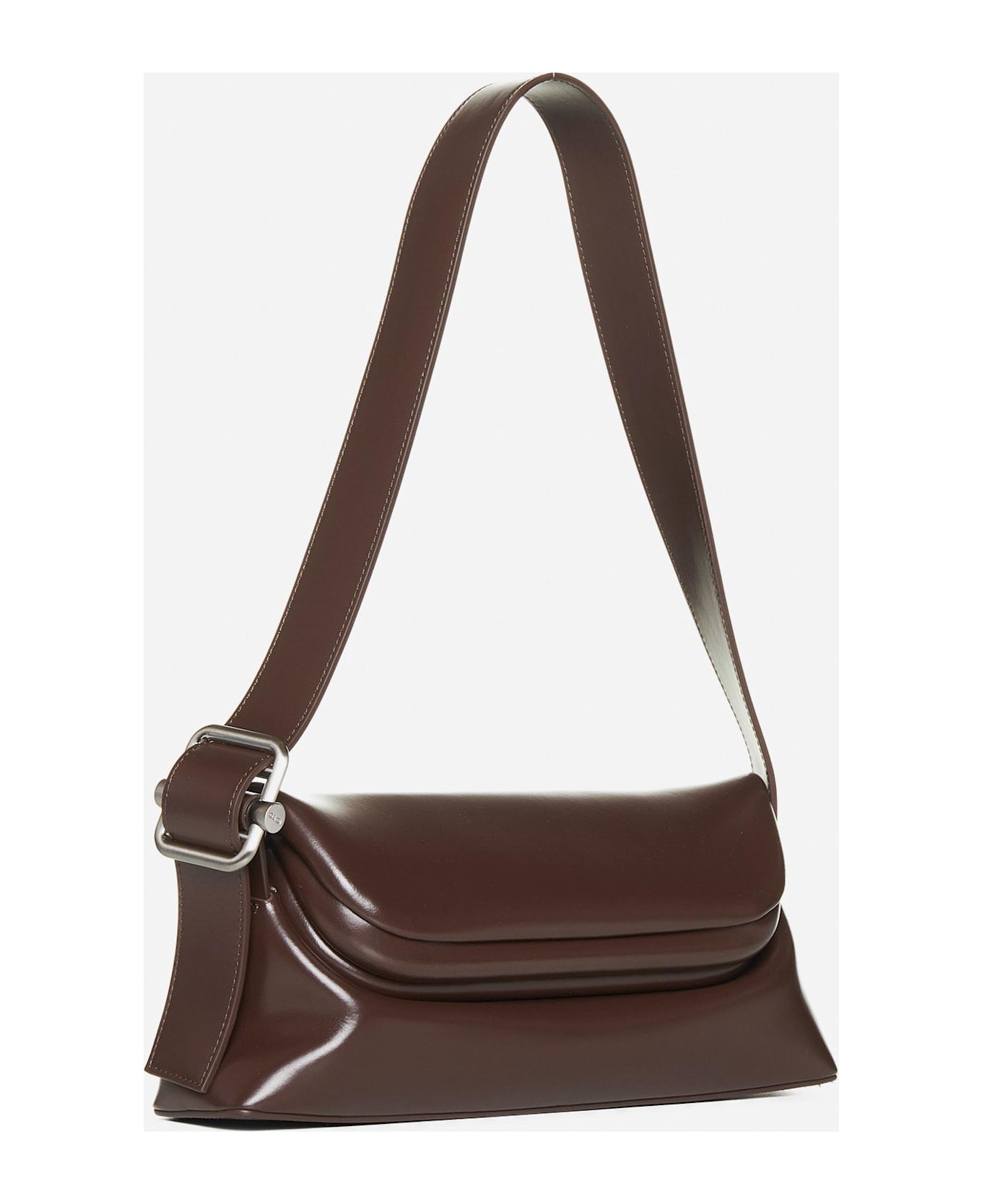 OSOI Folder Brot Leather Bag - DARK BROWN