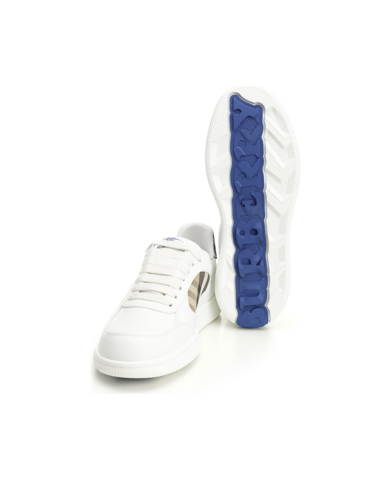 Burberry 'terrace' Sneaker - White Sand Ip Chk