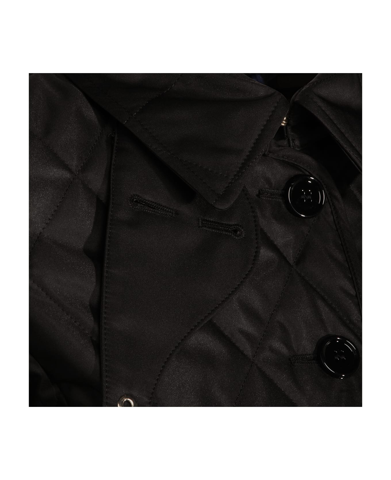 Burberry Black Down Jacket - Black