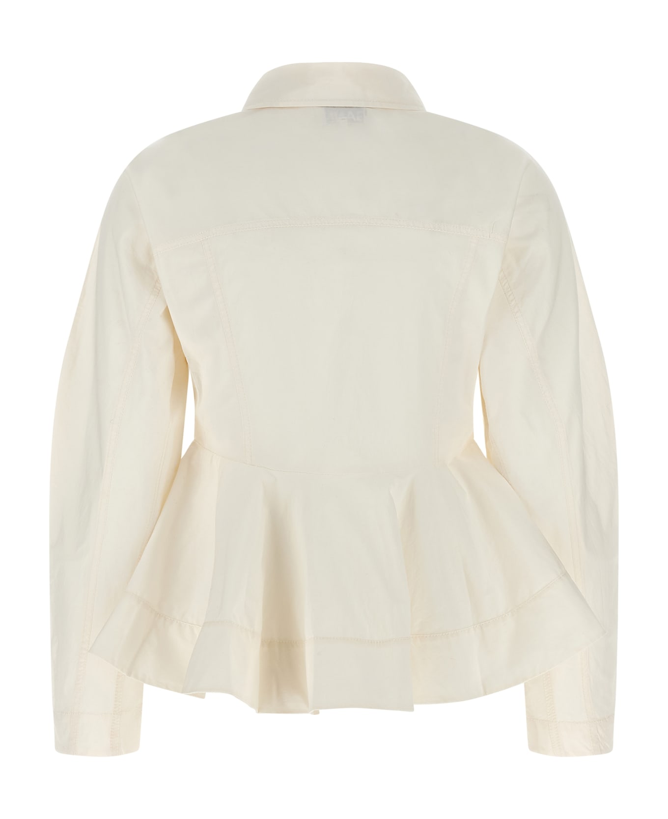 Ganni 'peplum' Shirt - White