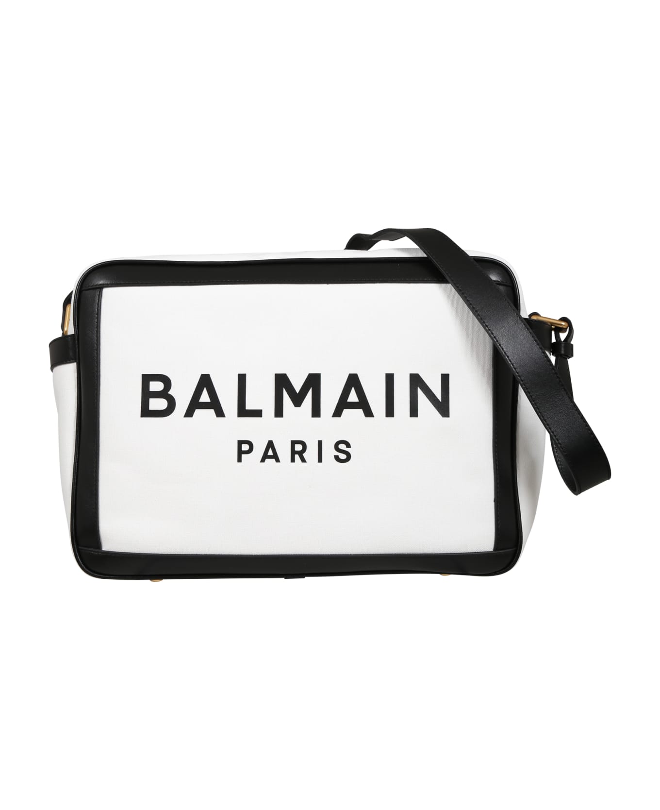 Balmain White Changing Bag For Baby Kids With Logo - White