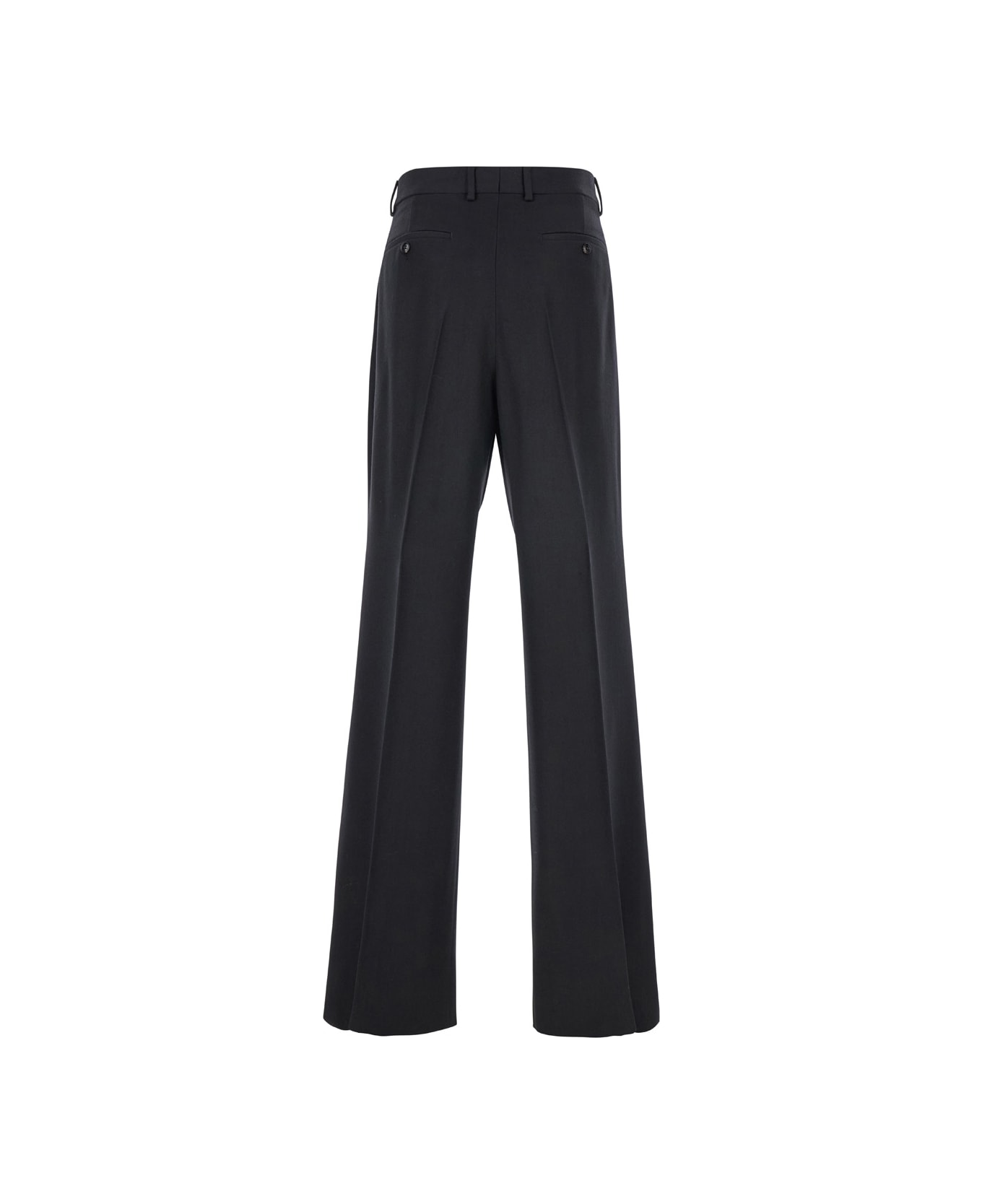 AMIRI Black Pants With Pences In Wool Blend Man - Black