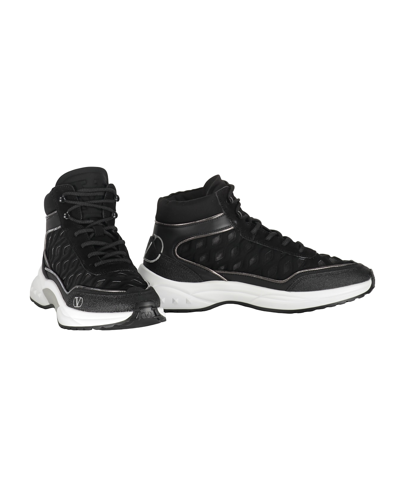 Valentino Garavani High-top Sneakers - black