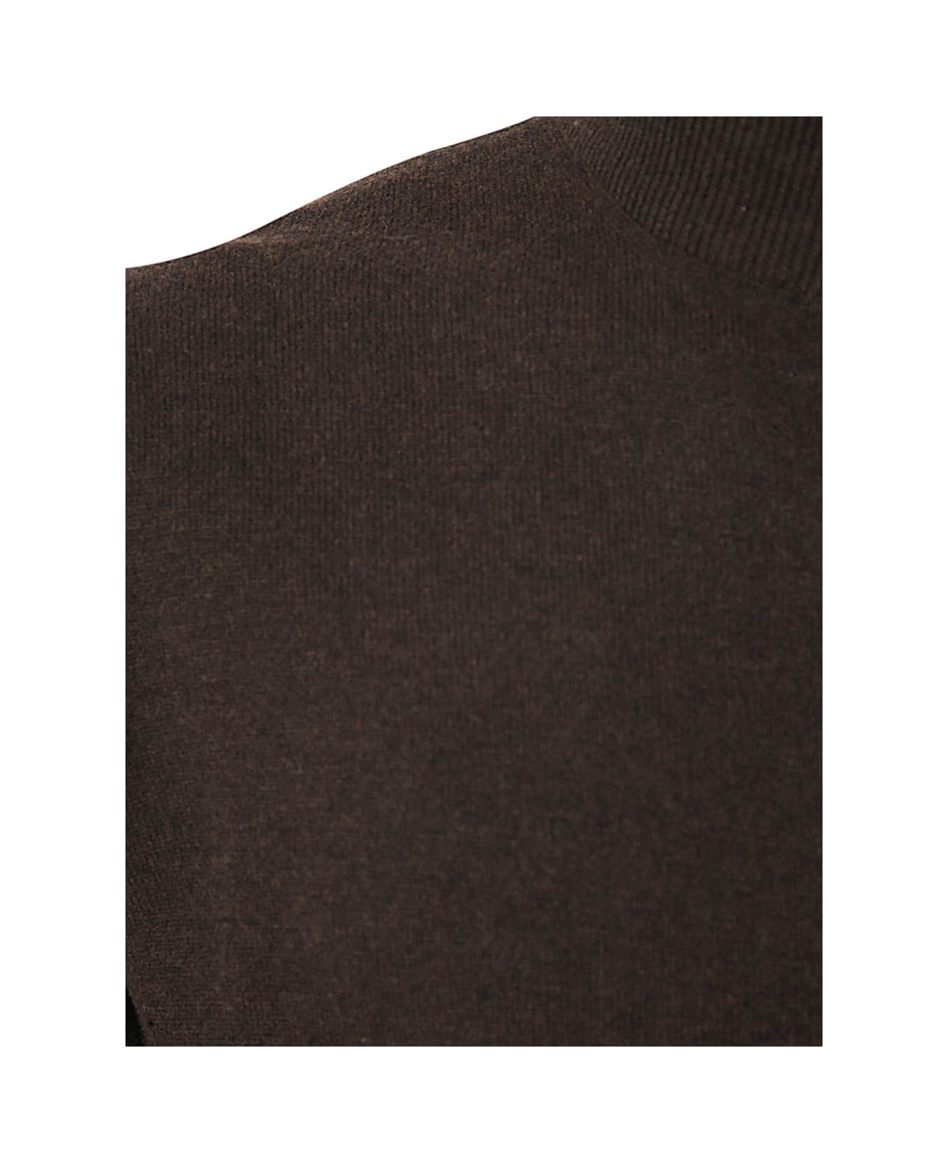 Filippo De Laurentiis Wool Cashmere Long Sleeves Full Zipped Sweater - Brown