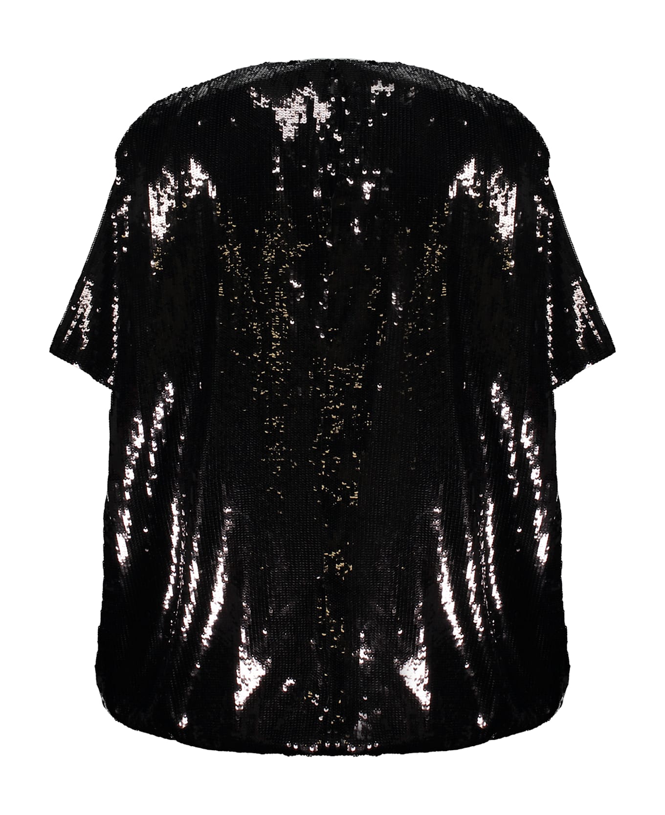 Valentino Garavani Top With Sequins - black