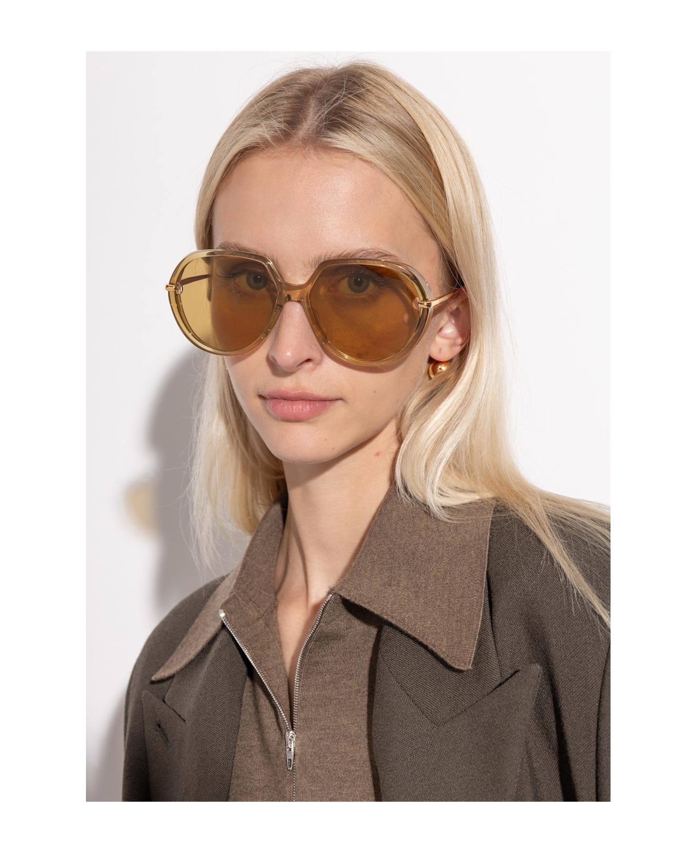 Bottega Veneta Sunglasses - YELLOW