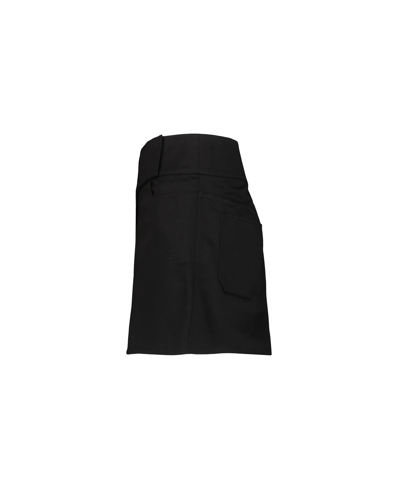 Courrèges Polycotton Mini Skirt - Black
