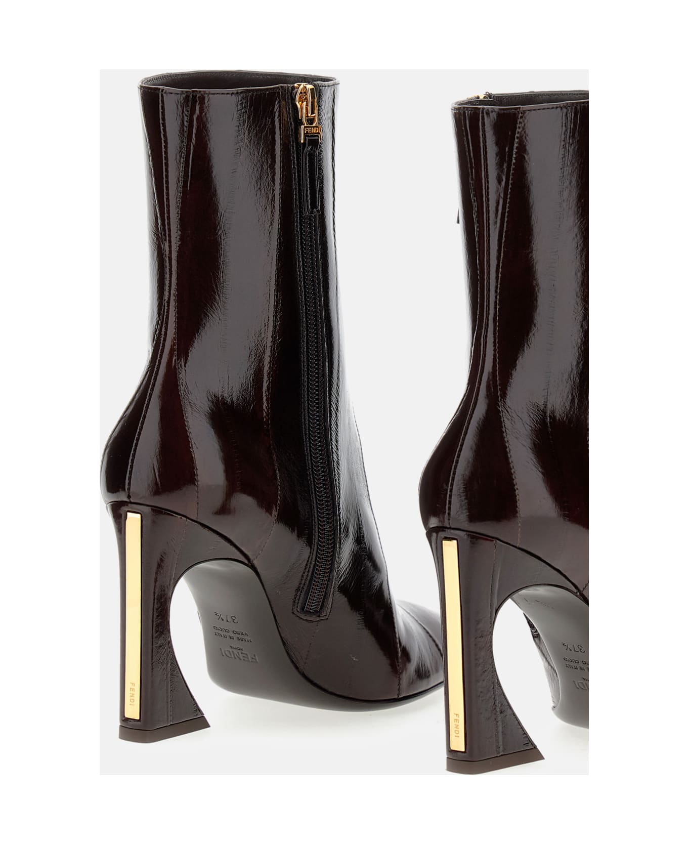 Fendi Bootie Anguilla Lucida - Brown ブーツ