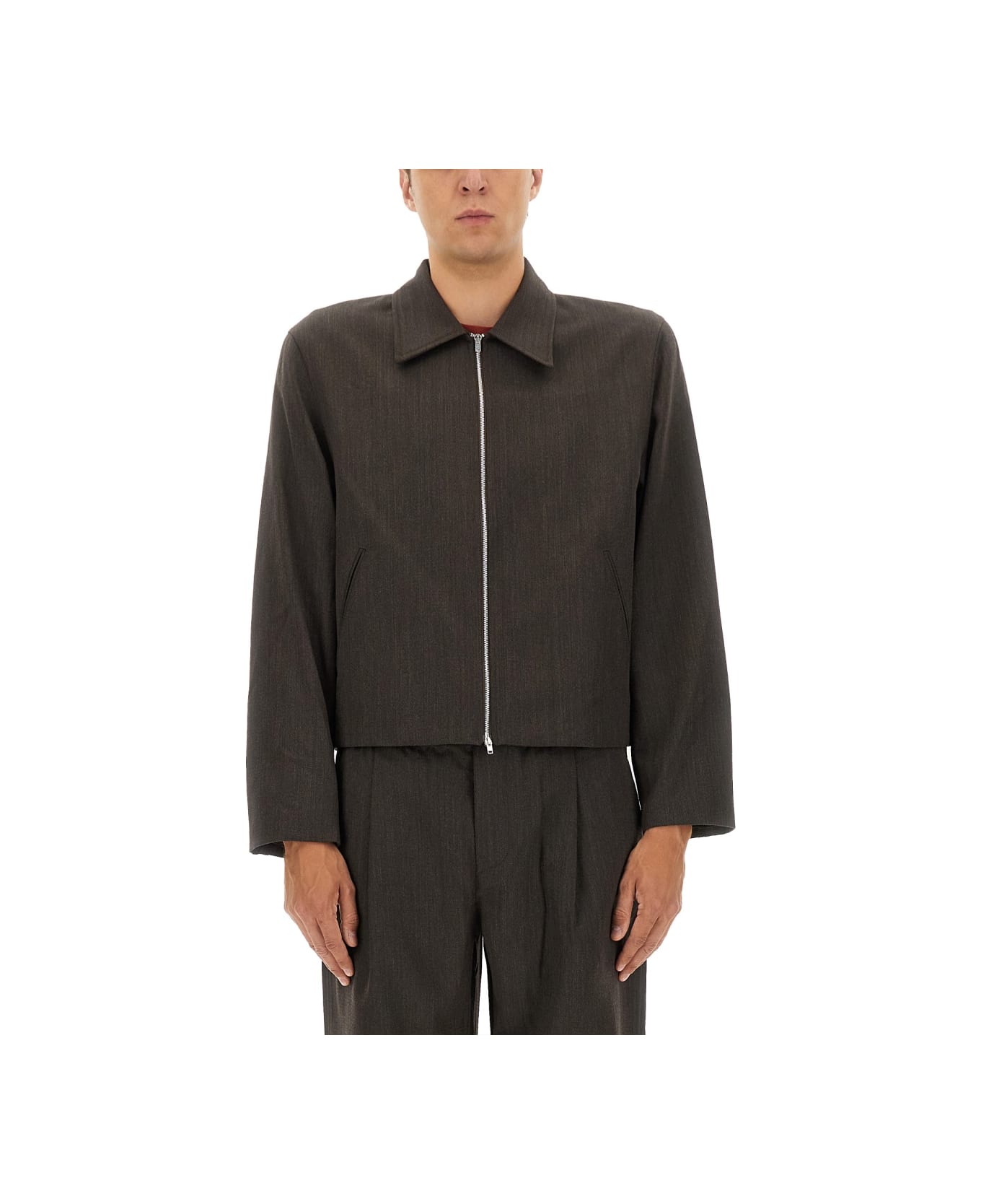 Our Legacy Mini Wool Jacket - BROWN