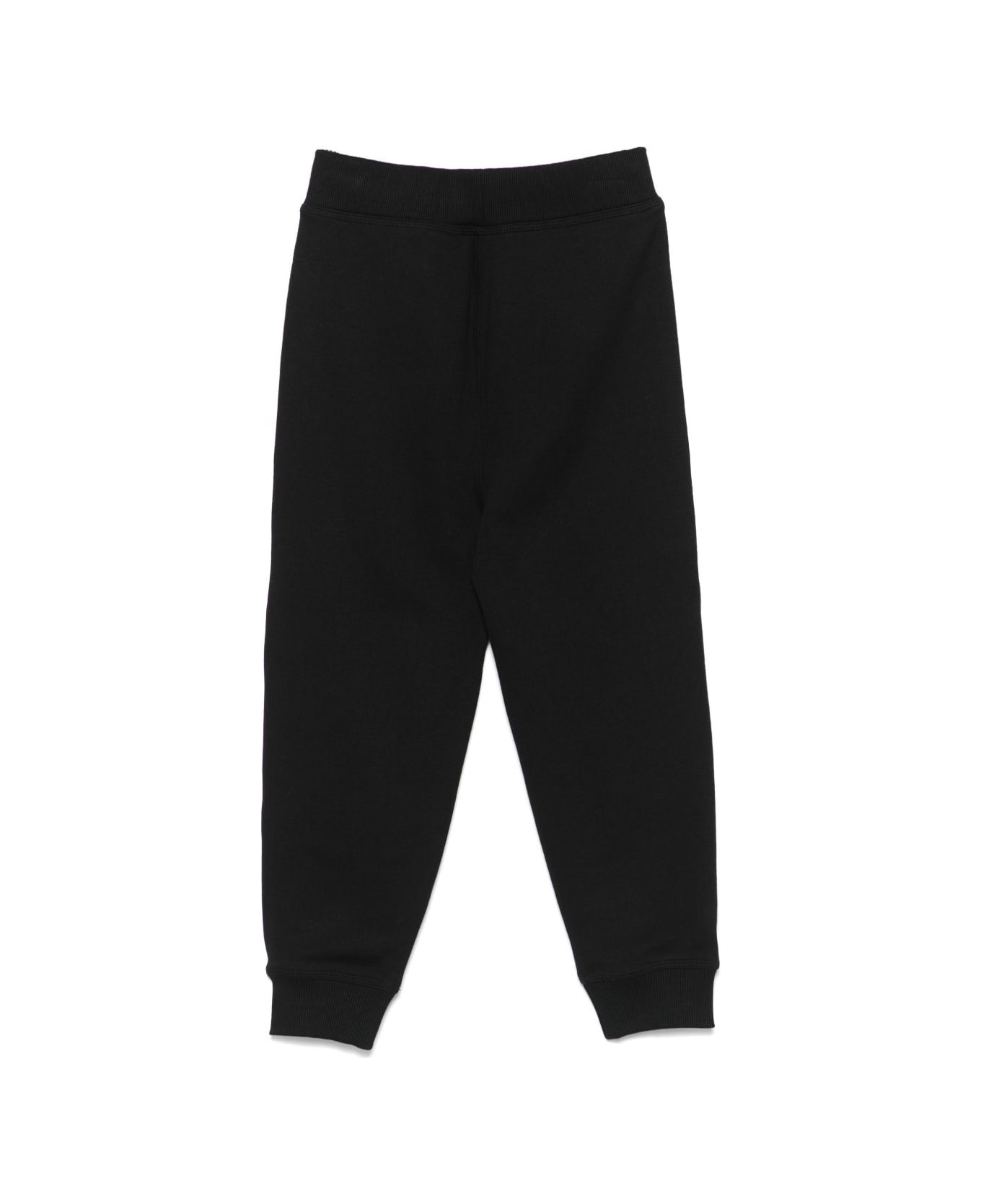 Burberry Kids Cotton Sports Trousers - Black