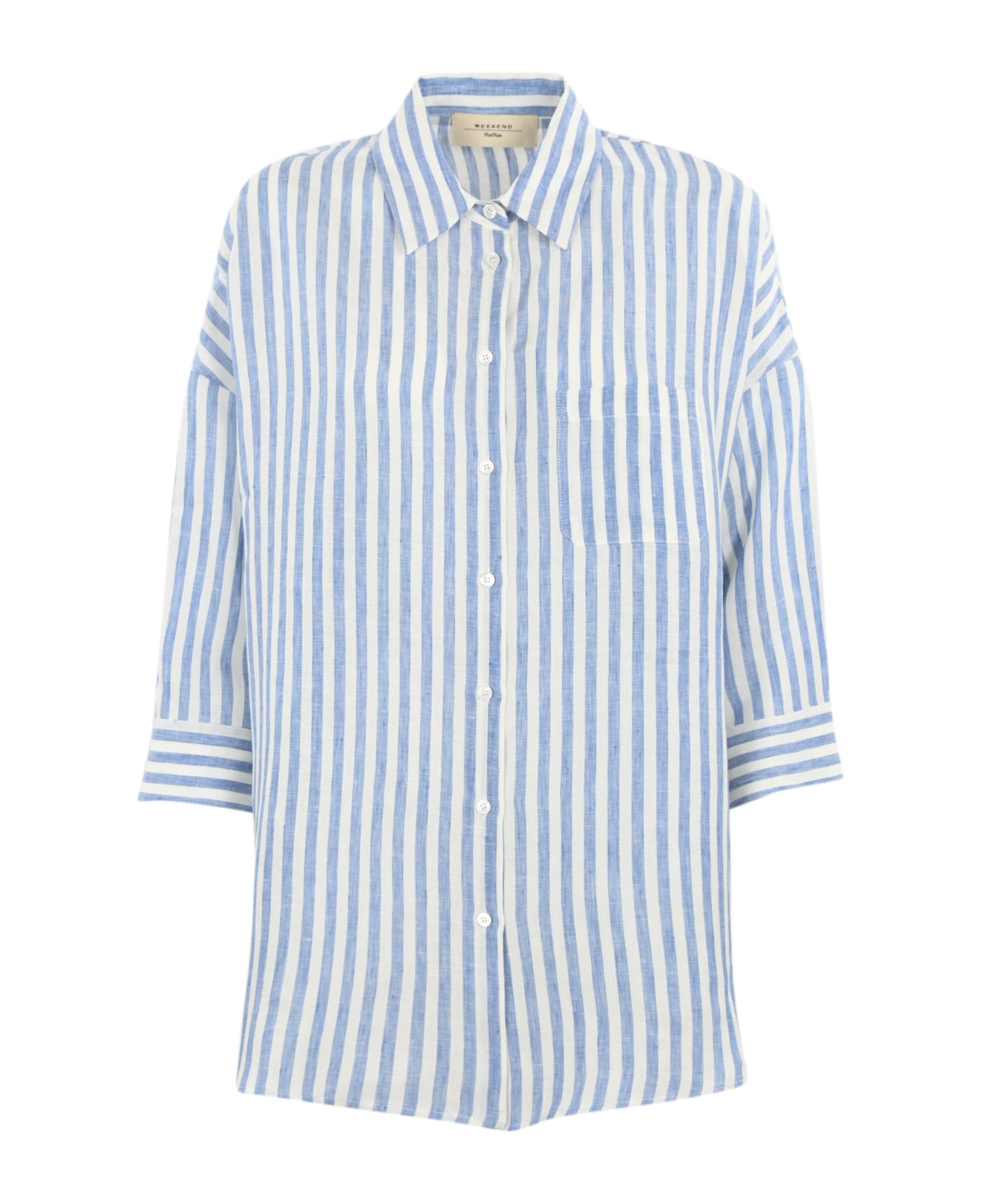 Weekend Max Mara Linen Shirt - Riga media pari