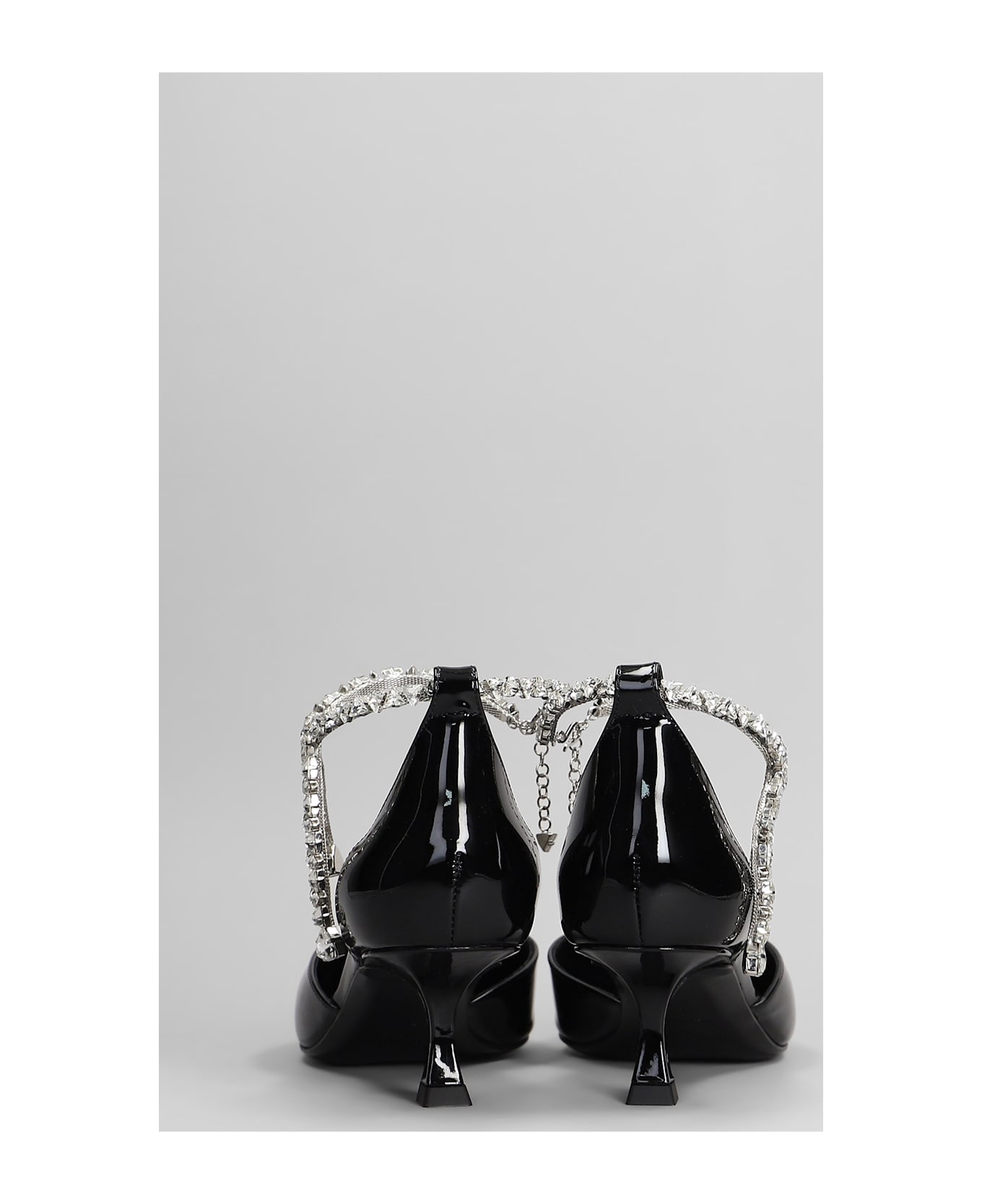 Jimmy Choo Stevie 50 Pumps In Black Patent Leather - black