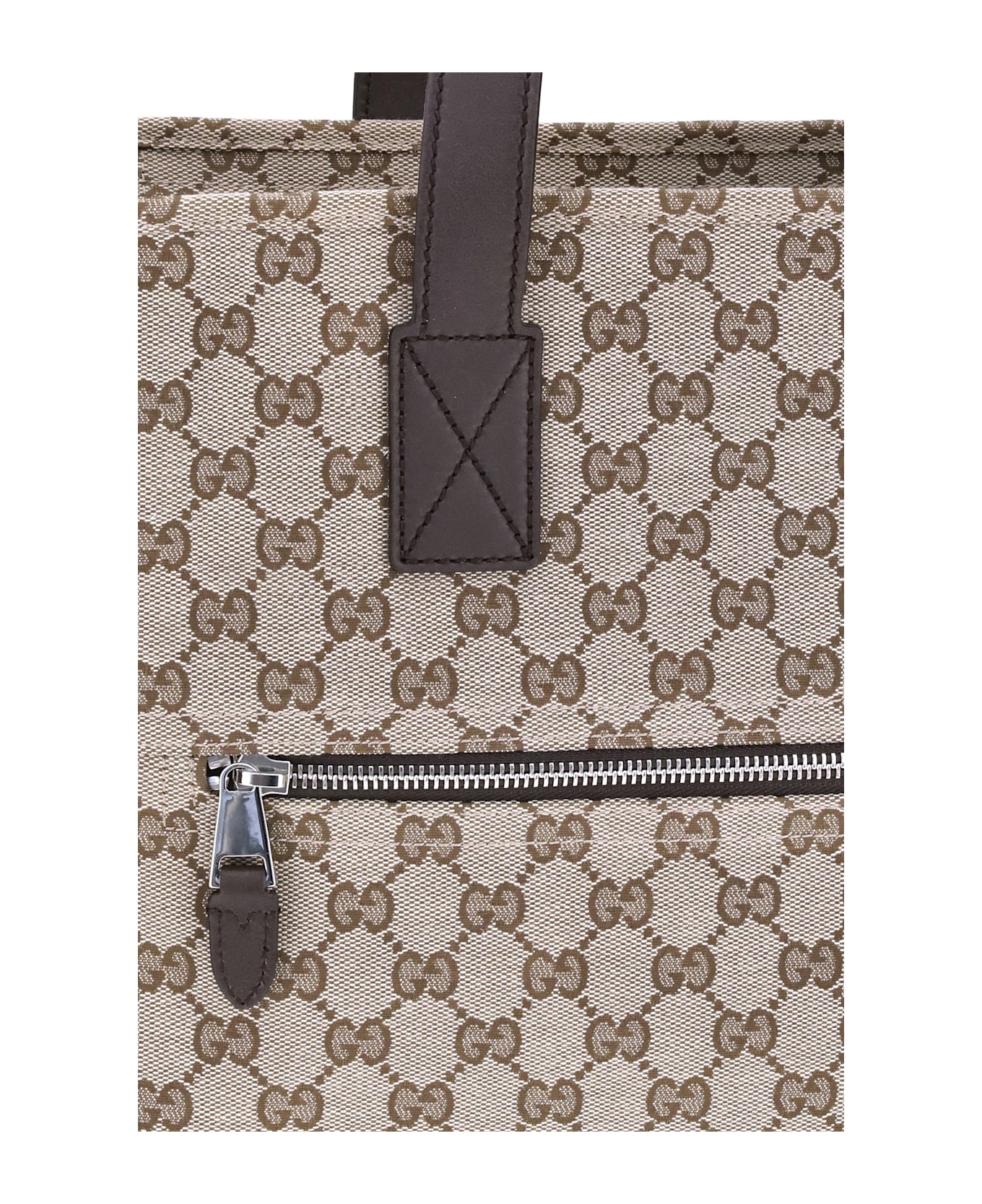 Gucci Gg Fabric Tote Bag