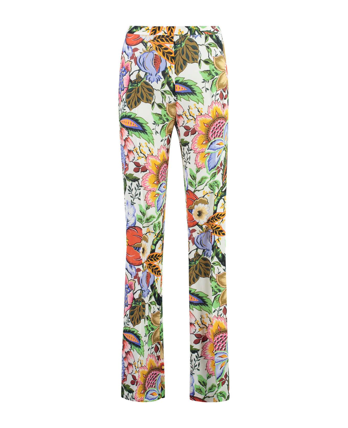 Etro Printed Wide-leg Trousers - Multicolor ボトムス
