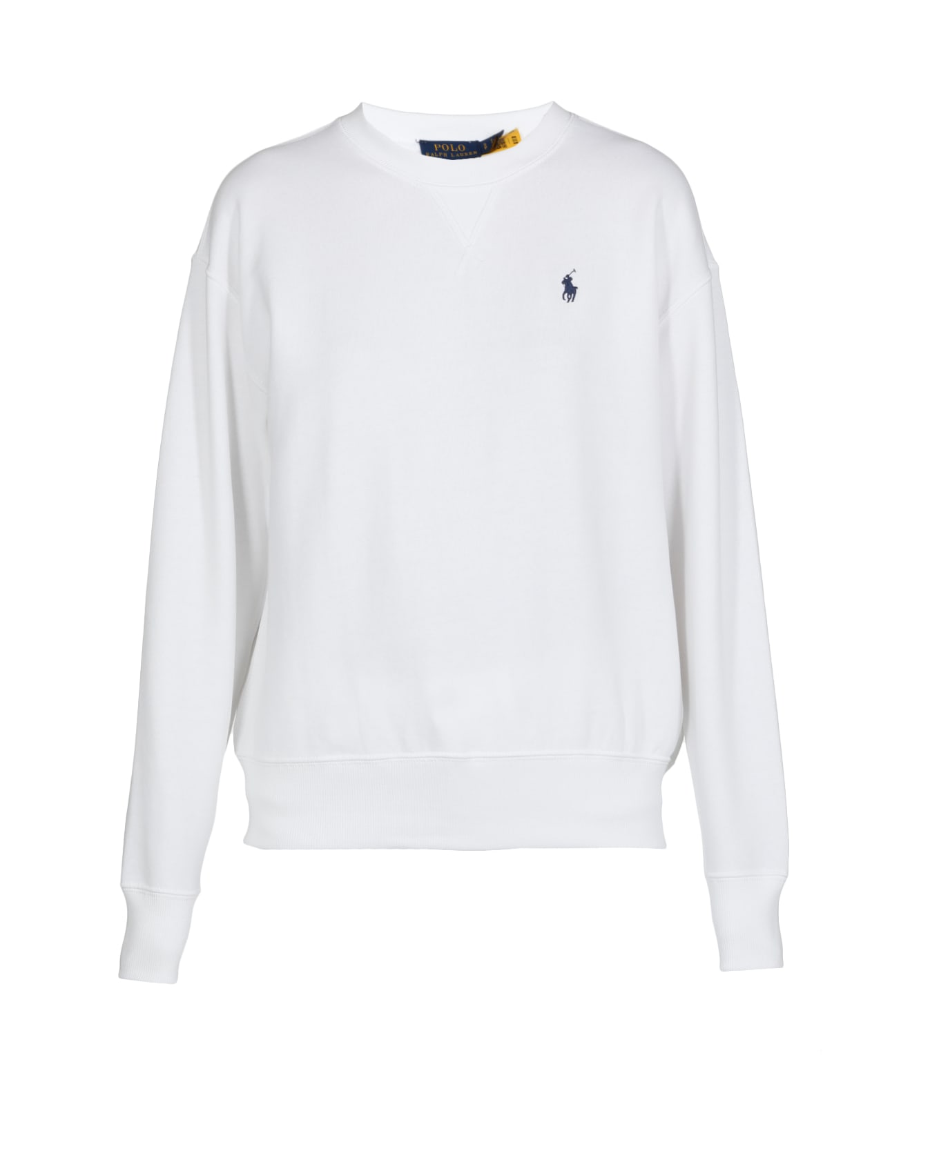 Polo Ralph Lauren Blend Cotton Sweatshirt Polo Ralph Lauren - WHITE
