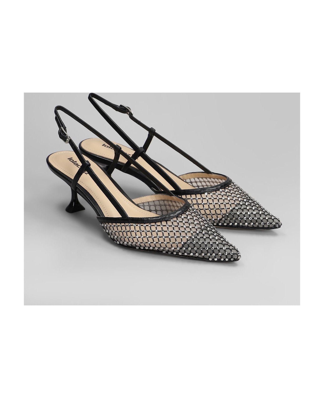 Lola Cruz Carmen Pump 55 Pumps In Black Leather - black