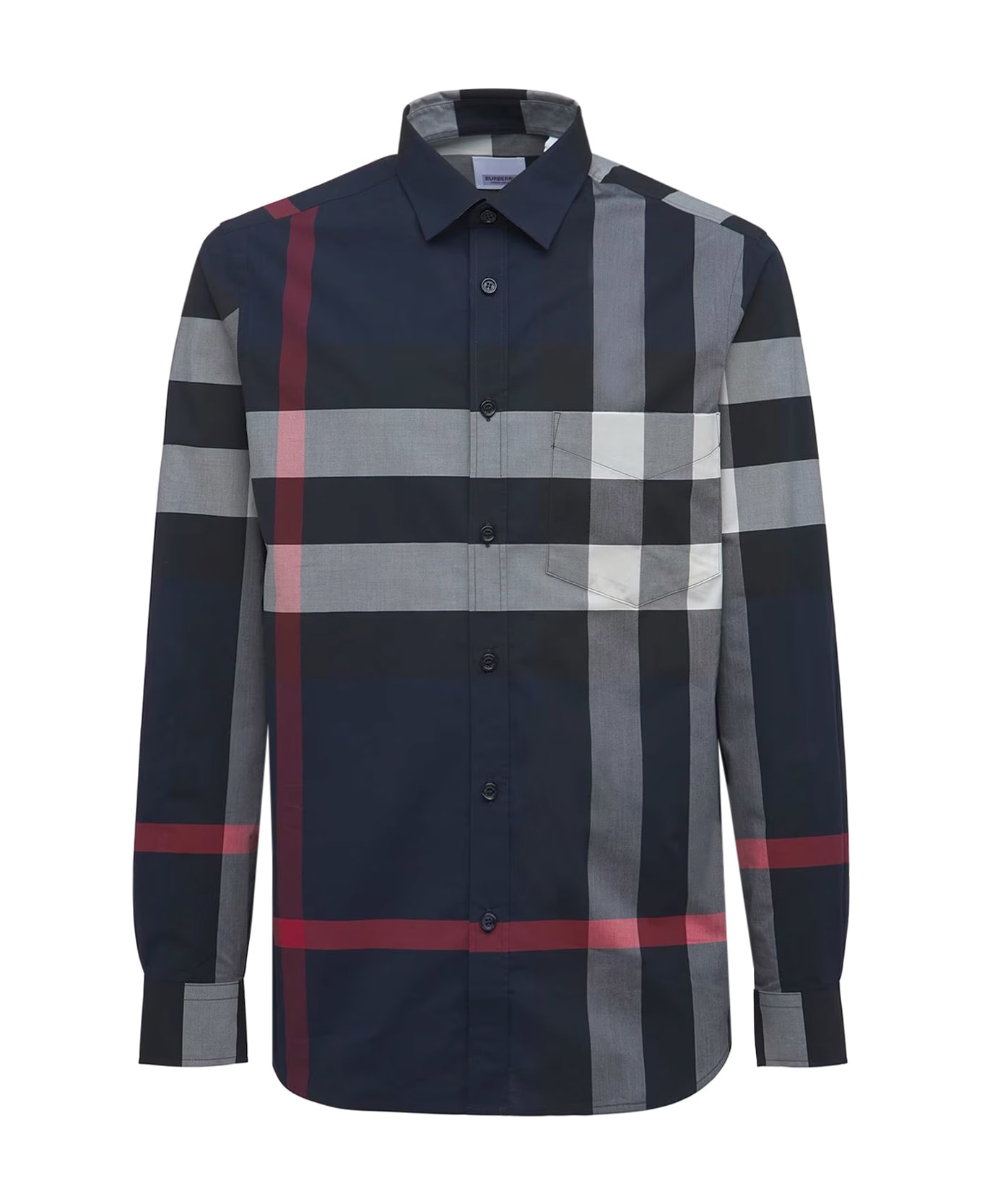 Burberry Shirt - BLUE/RED