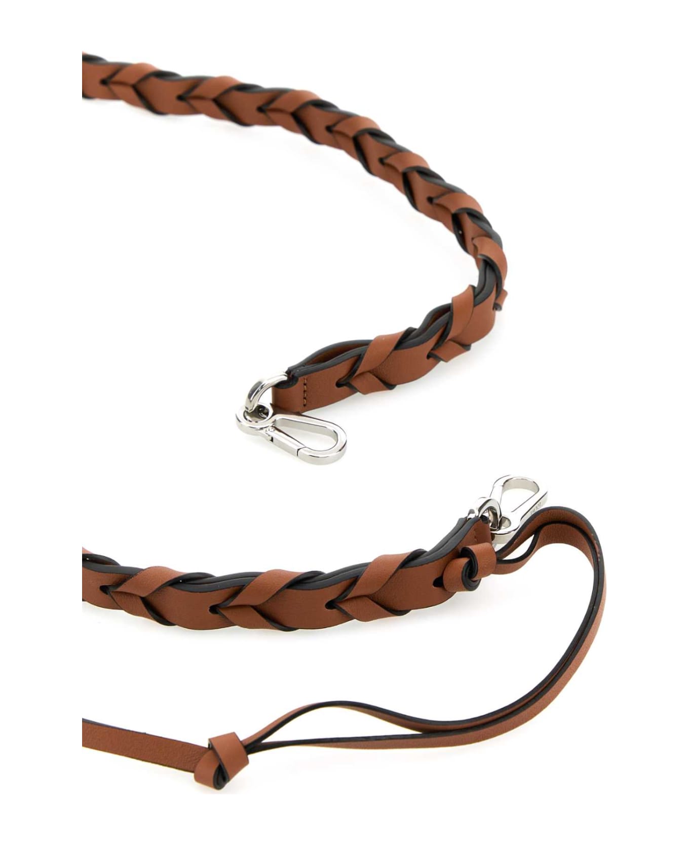 Loewe Brown Leather Shoulder Strap - TAN