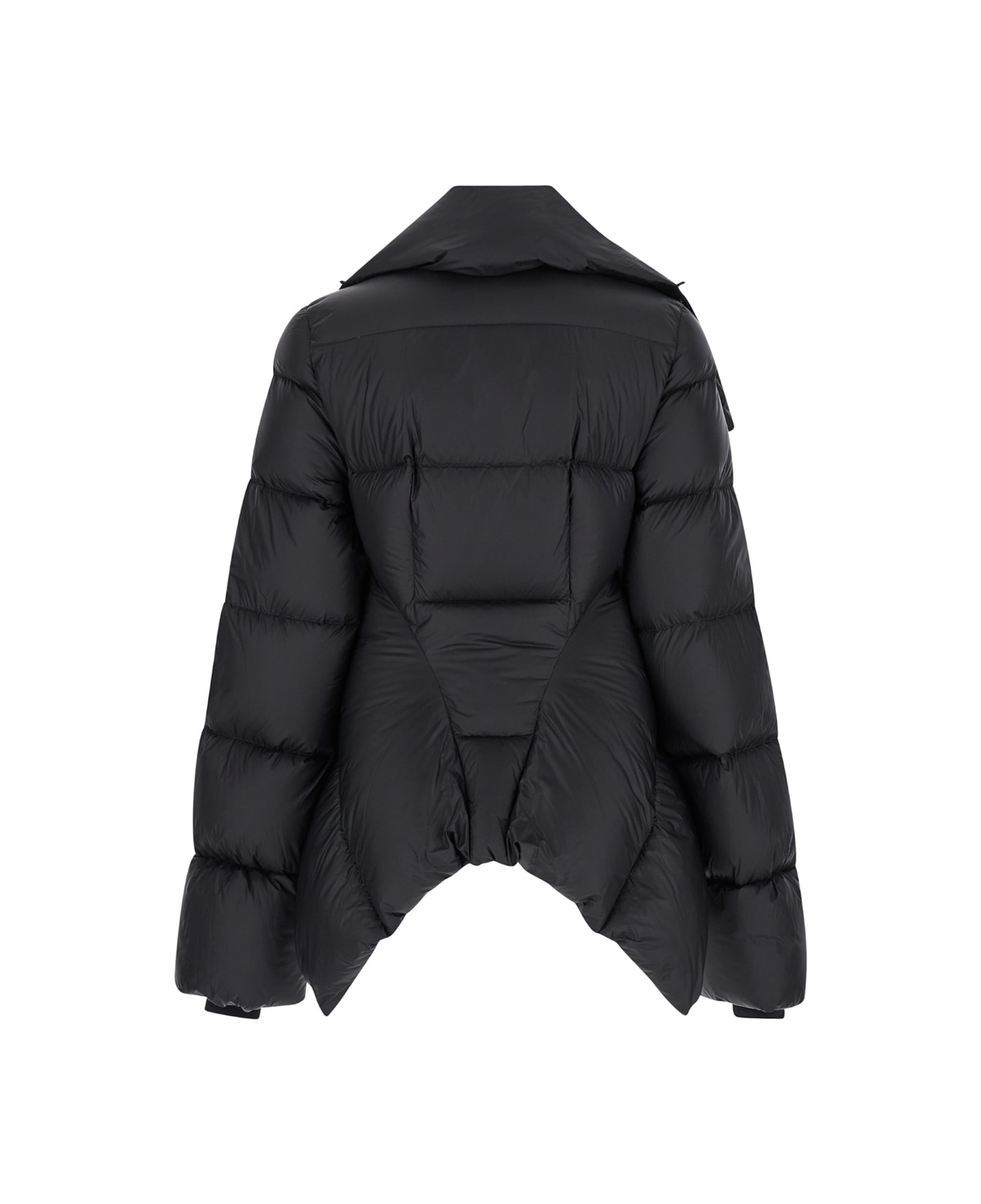 Rick Owens 'naska' Oversized Double-breasted Down Jacket In Nylon Woman - Black