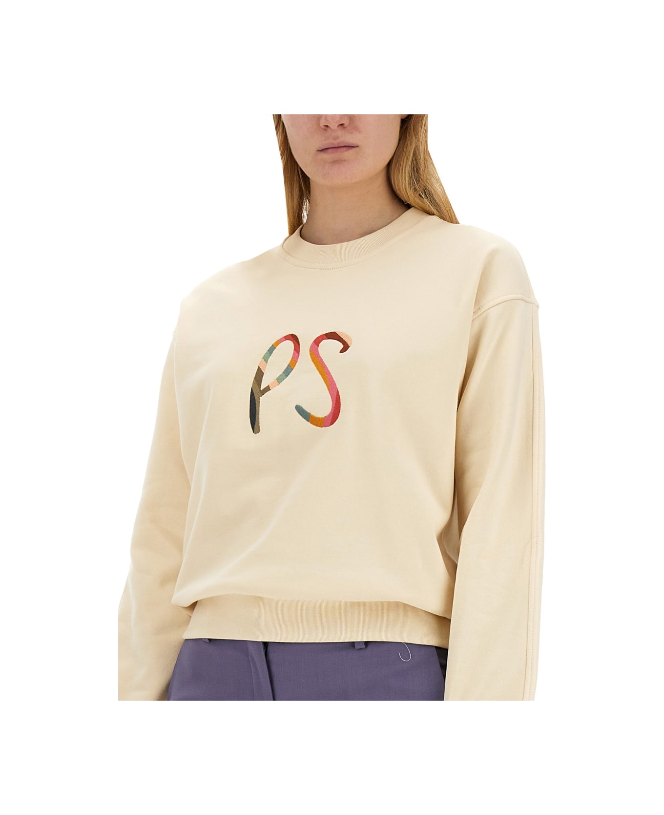 PS by Paul Smith Sweatshirt With Logo - NUDE