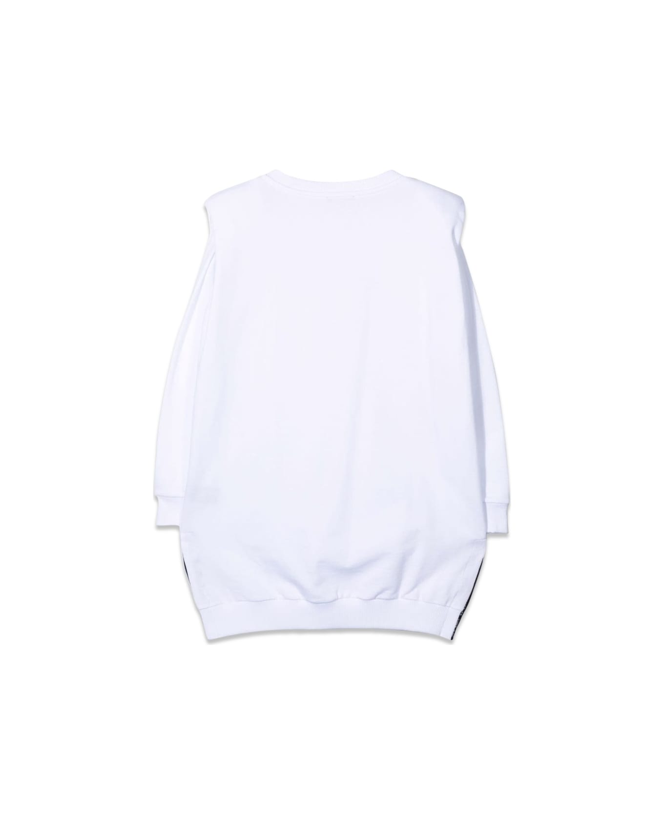 Balmain Dress With Logo - WHITE ワンピース＆ドレス