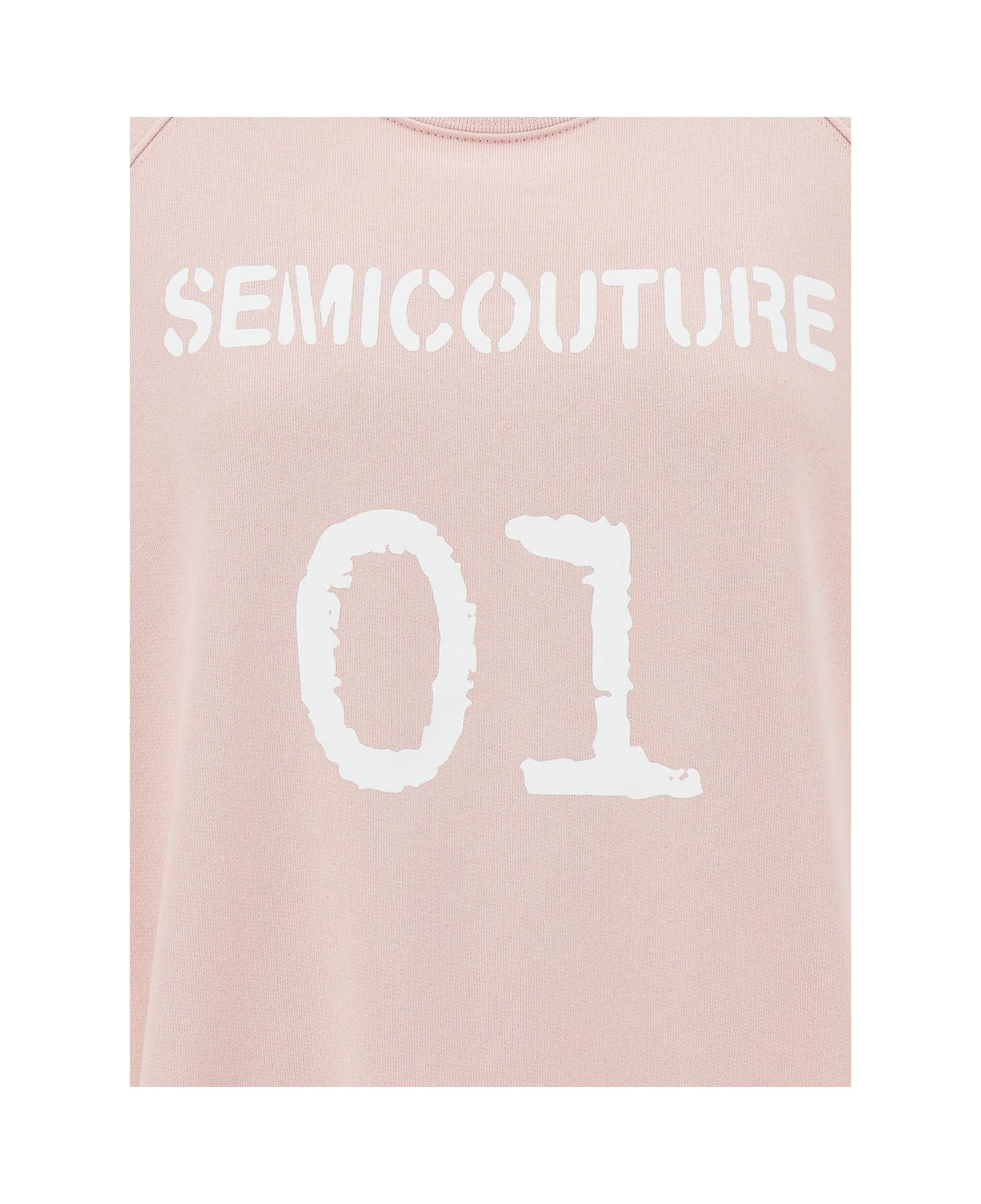 SEMICOUTURE Logo Sweatsirt - Pink
