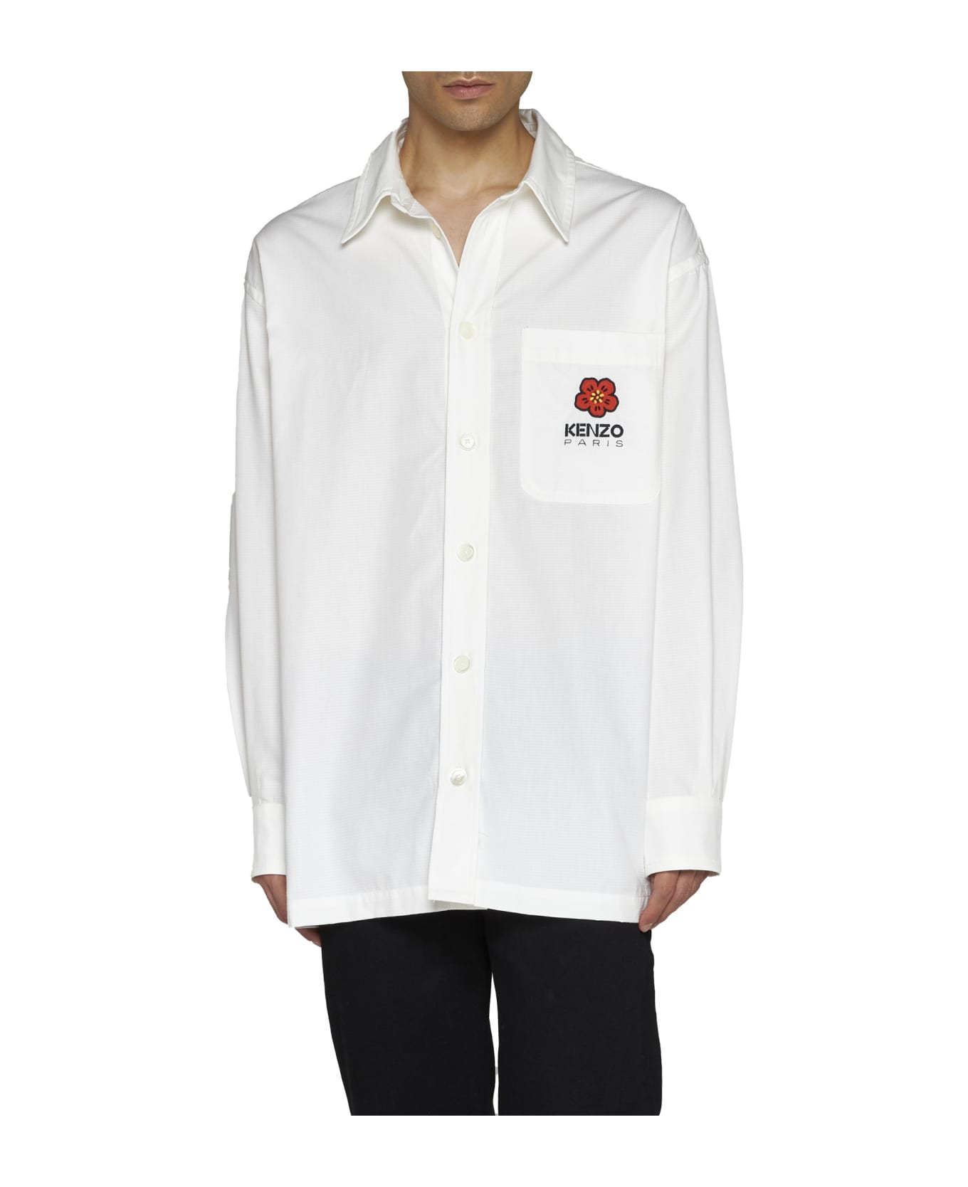 Kenzo Boke Flower Shirt - Off white