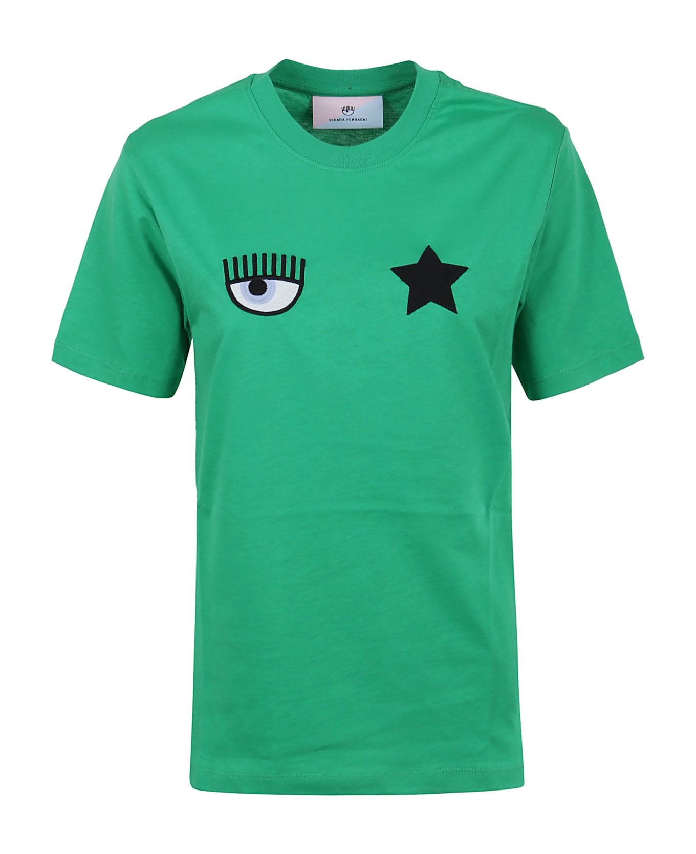 Chiara Ferragni Eye Star T-shirt Chiara Ferragni - GREEN