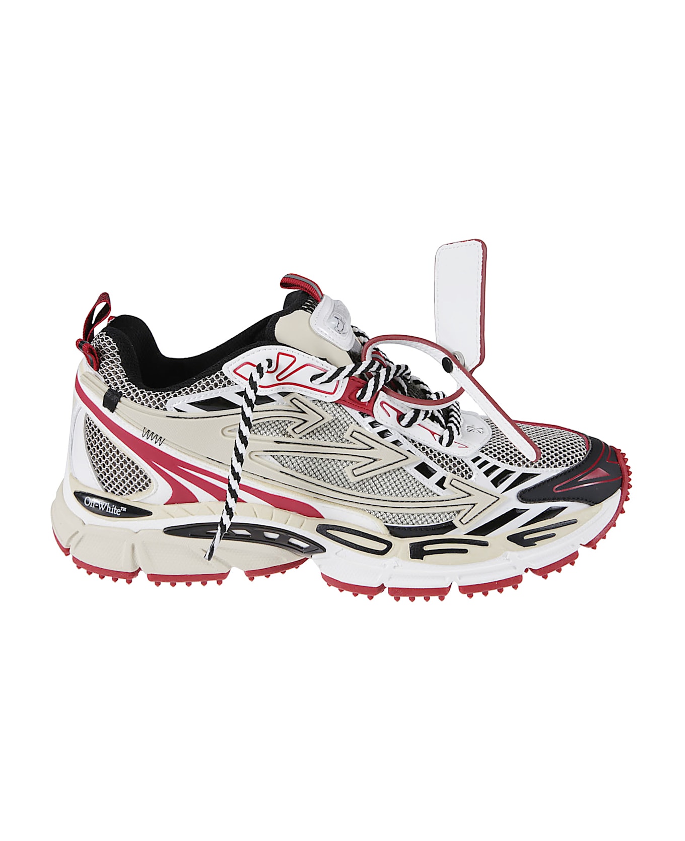 Off-White Be Right Back Sneakers - Sand/sand/red