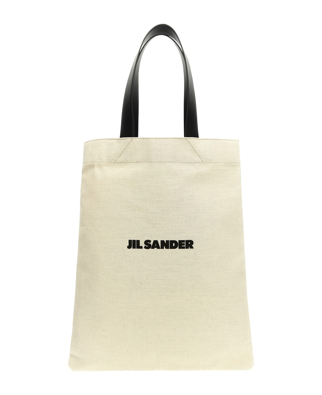 Jil Sander 'flat Shopper' Medium Shopping - White/Black