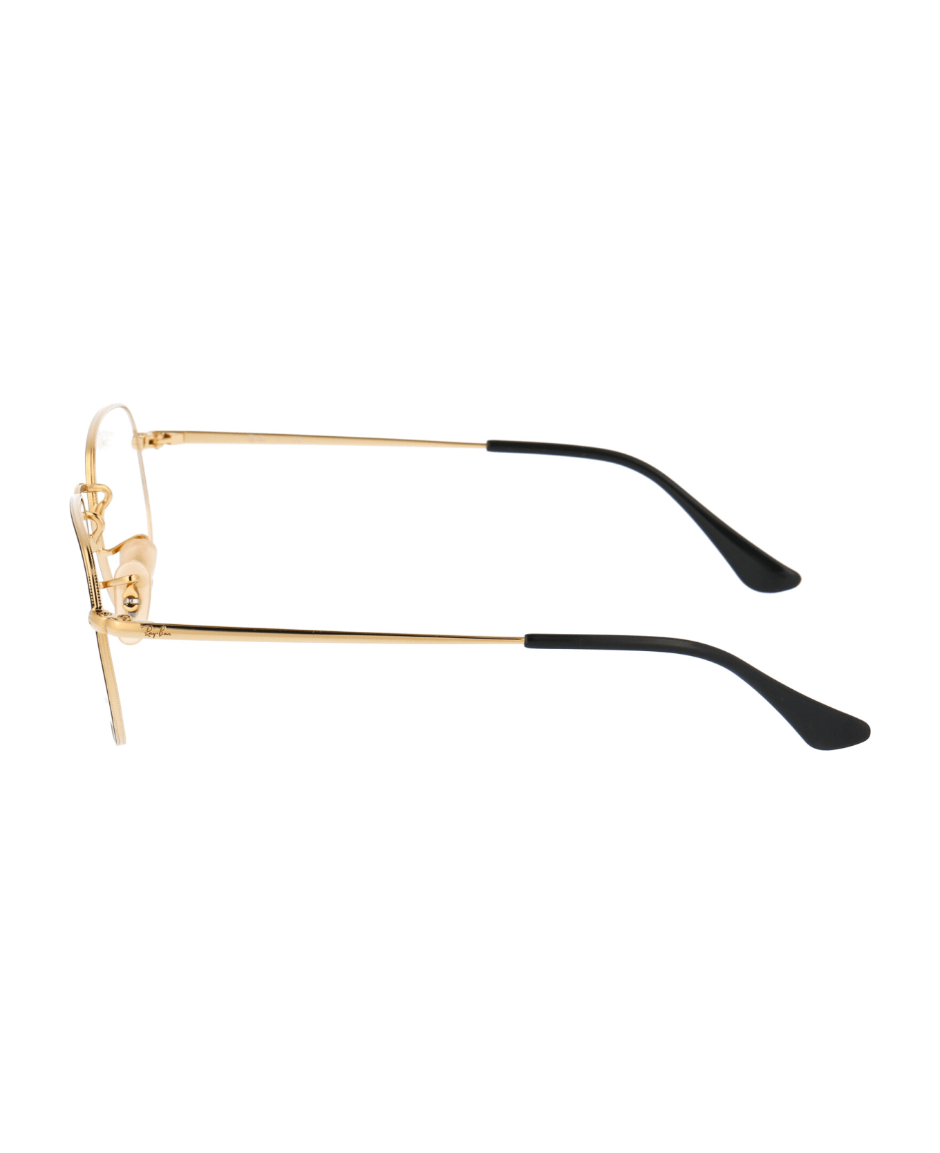 Ray-Ban Hexagonal Glasses - 2991 Black On Gold アイウェア