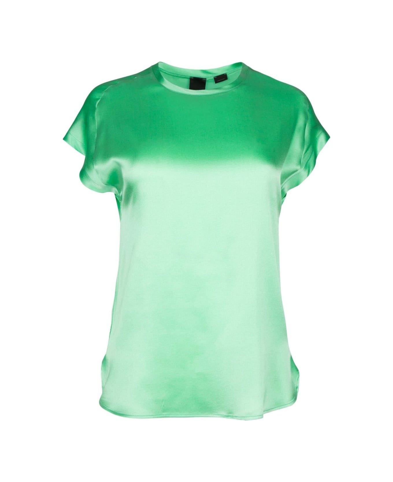Pinko Crewneck Short-sleeved Blouse - Green