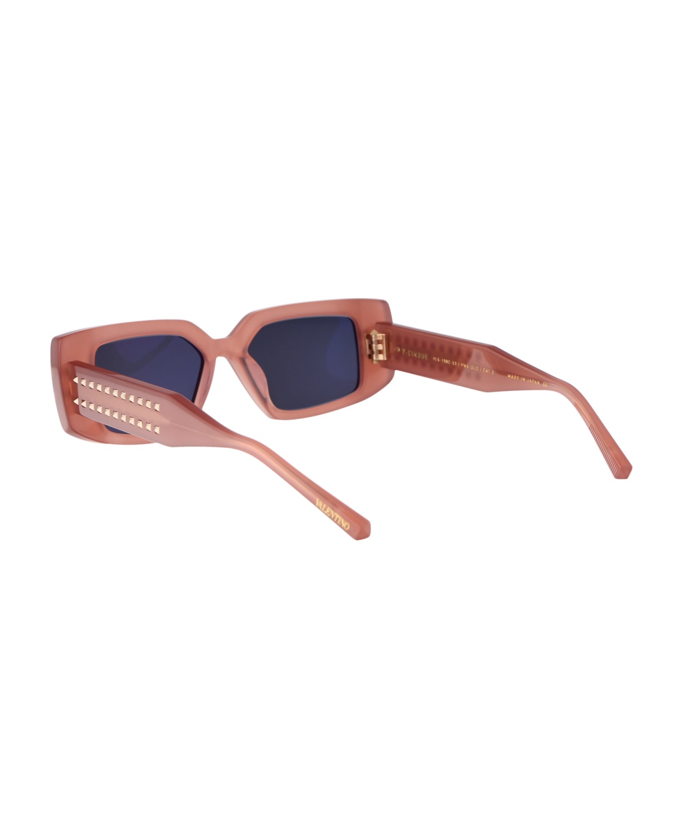 Valentino Eyewear V - Cinque Sunglasses - 108C PNK - GLD
