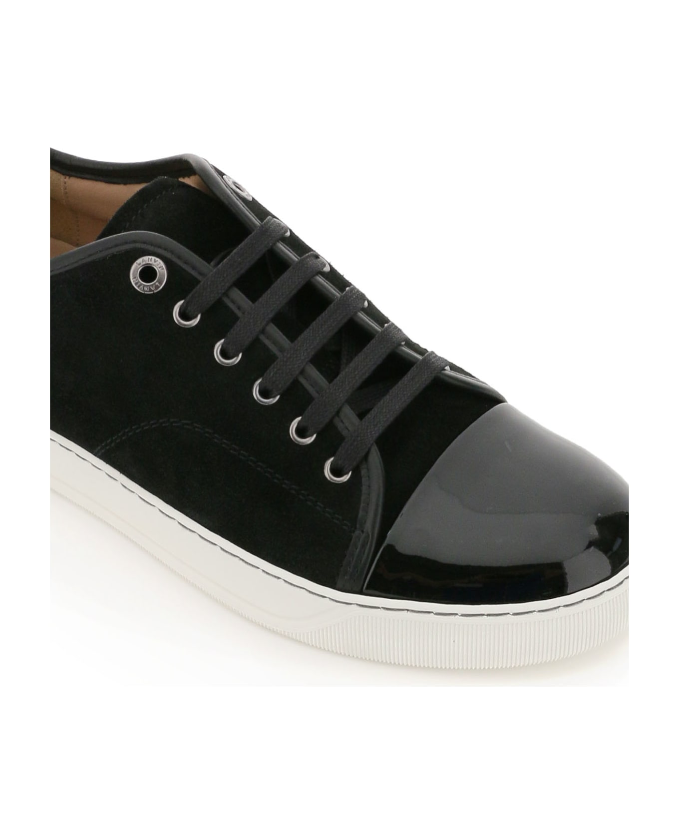 Lanvin Dbb1 Sneakers In Black Suede And Leather - BLACK (Black) スニーカー